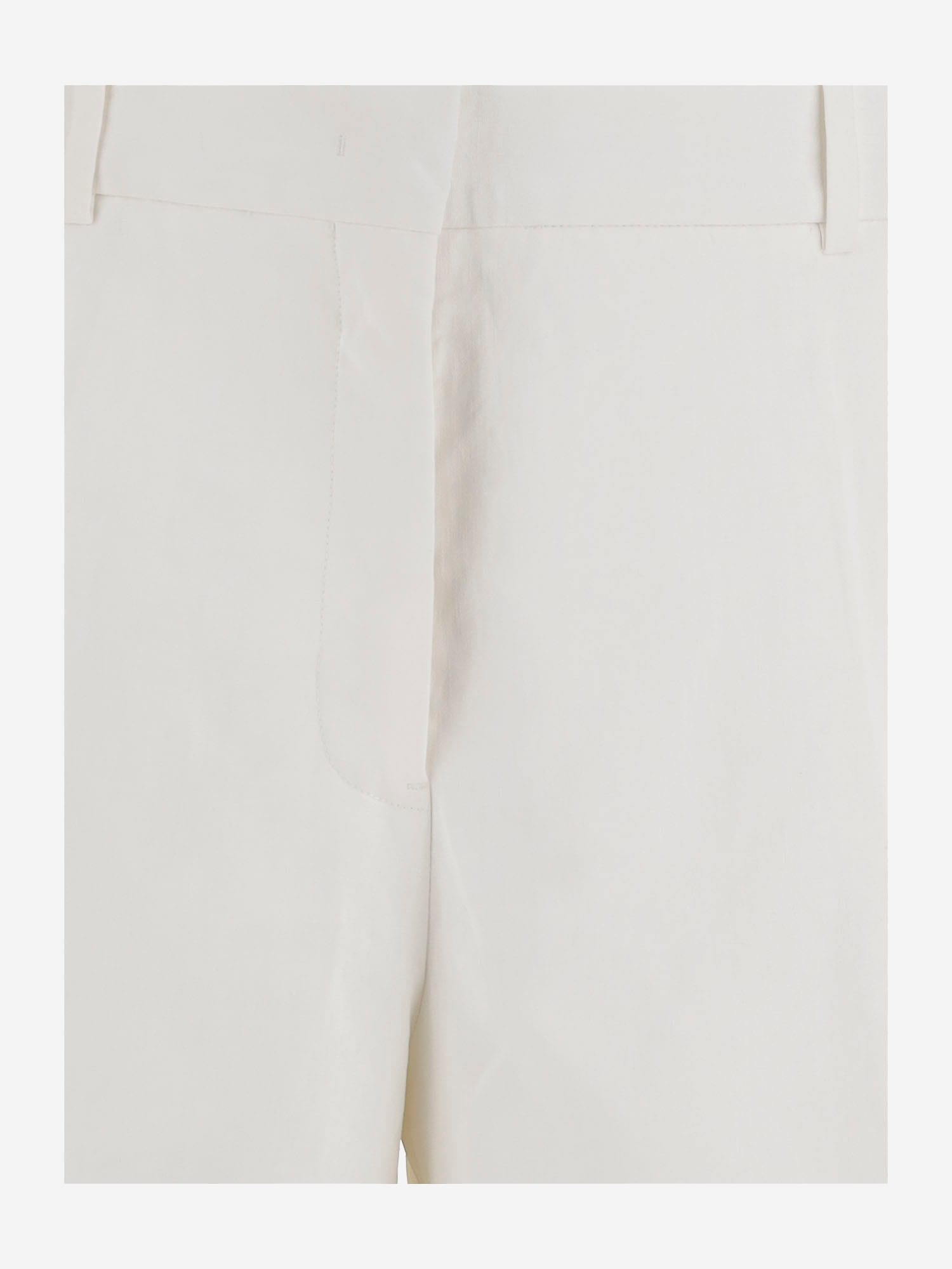 Shop Jil Sander Short Linen Pants