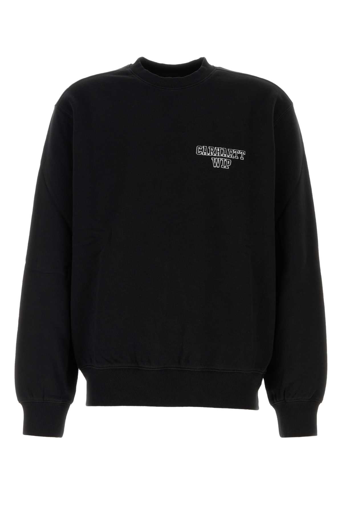 Black Cotton Alumni Sweat