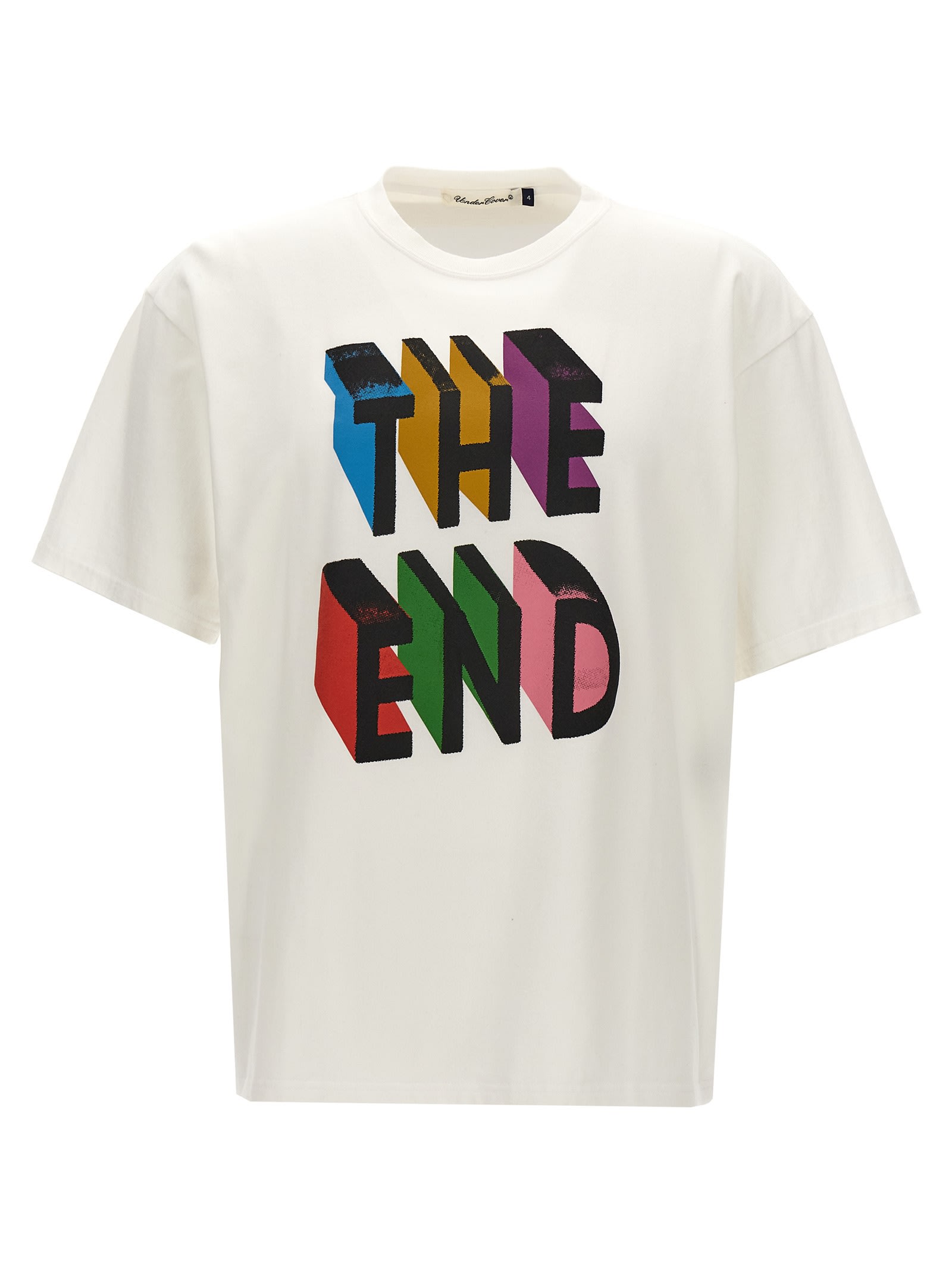 Shop Undercover The End T-shirt In White