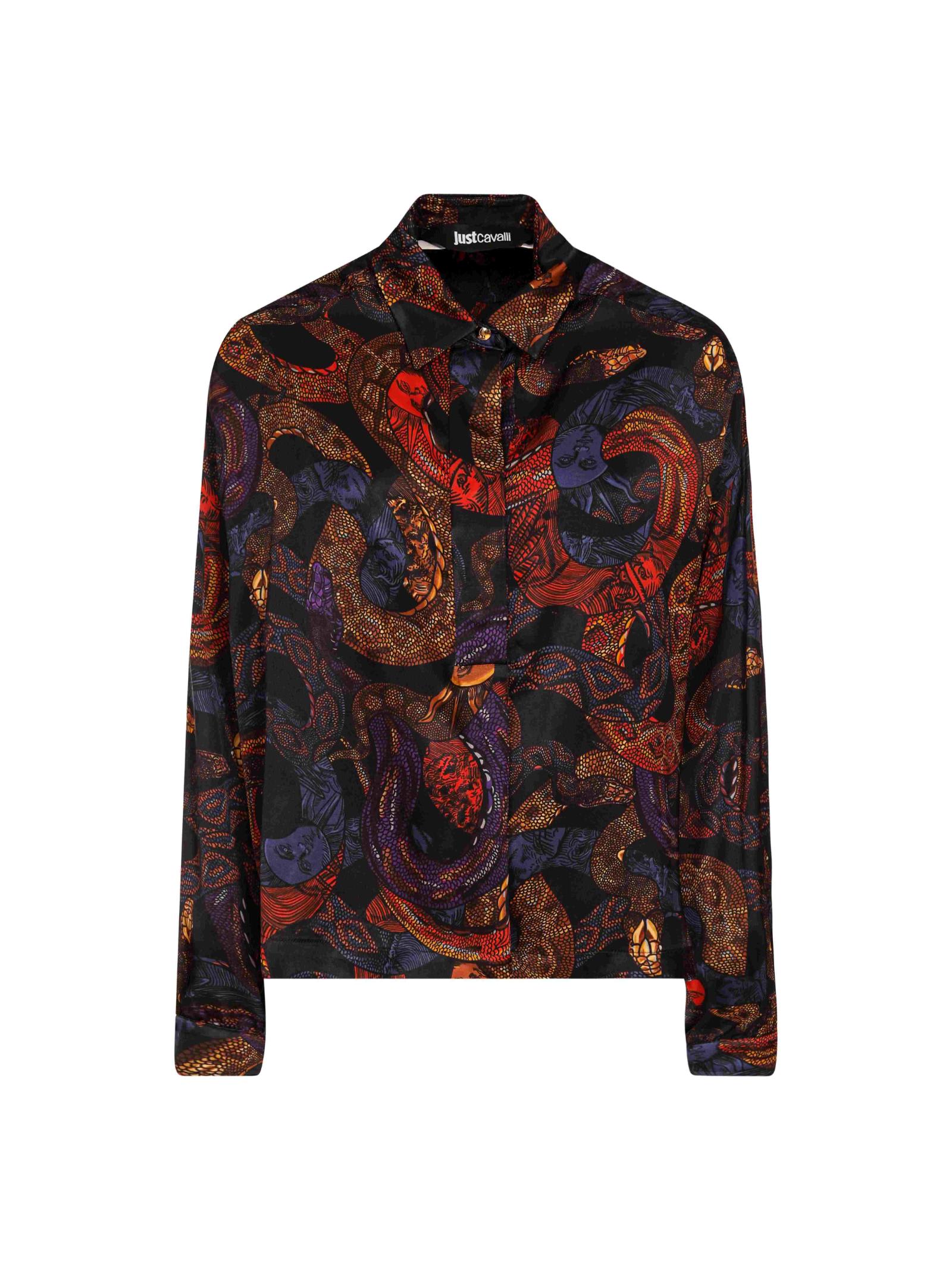 Shop Just Cavalli Shirt In Multicolour
