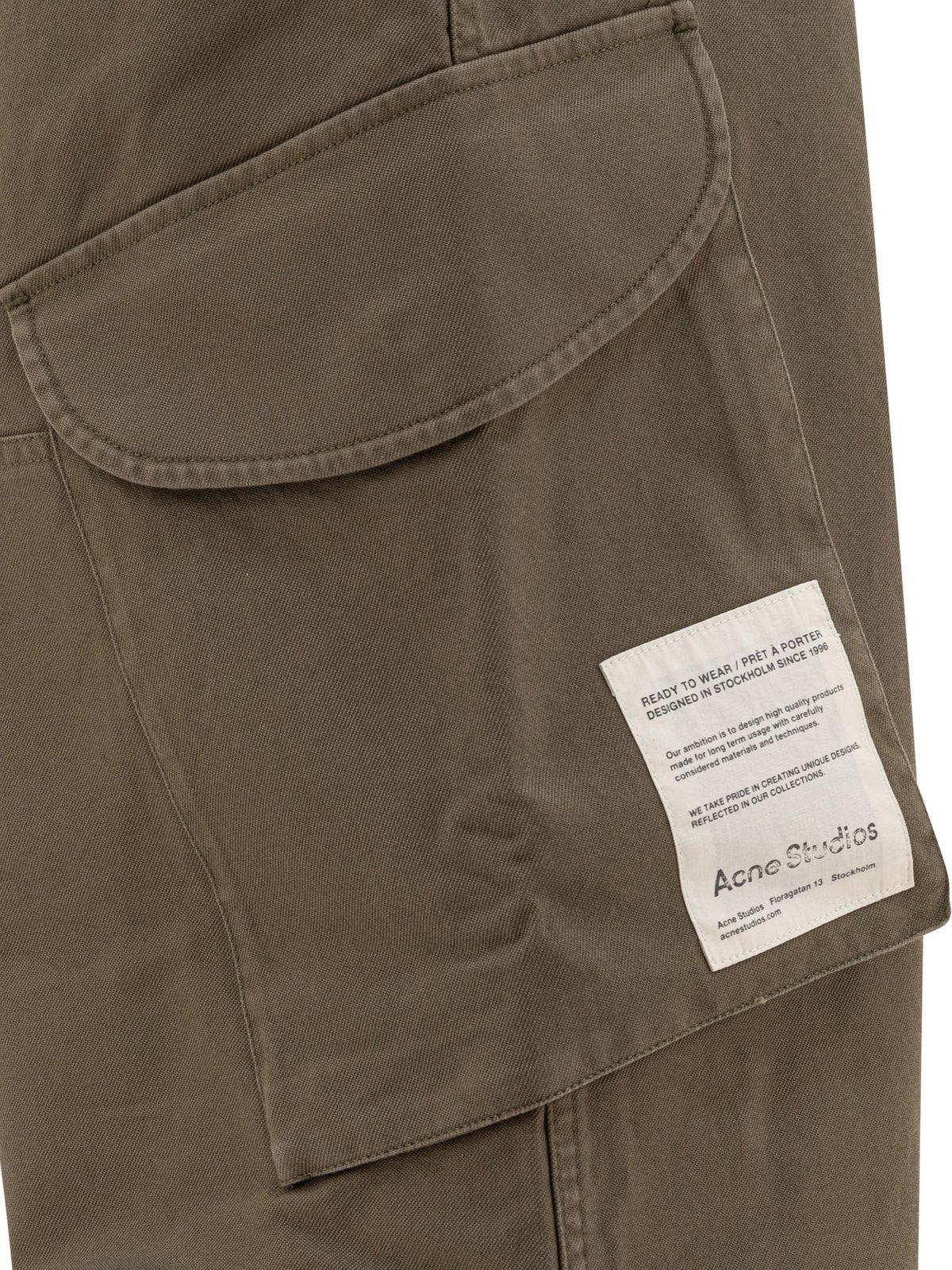 Acne Studios Patsono Dry Cotton Twill Trousers