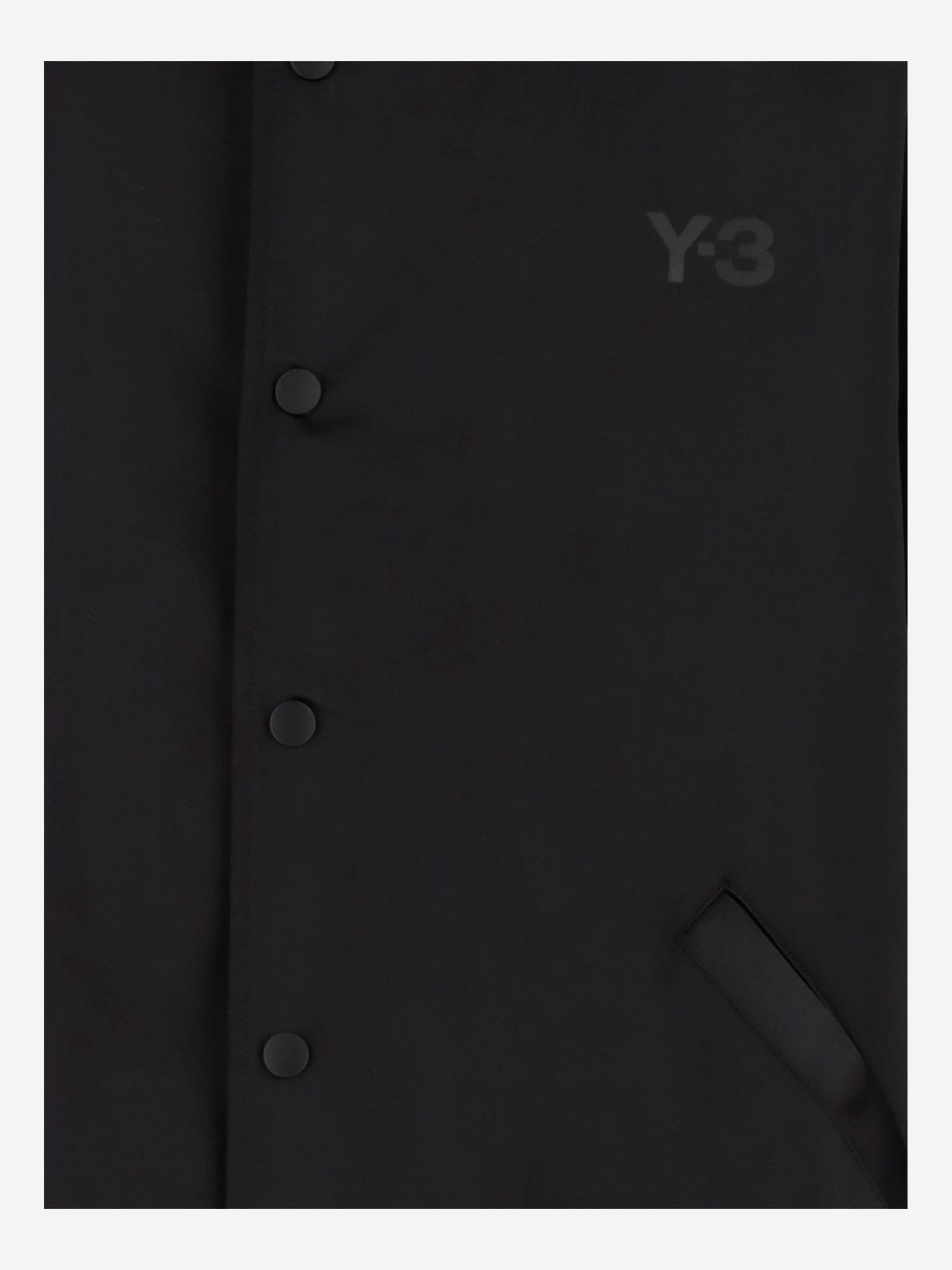 Y-3 Satin Jacket Casual Jackets And Parka In Black