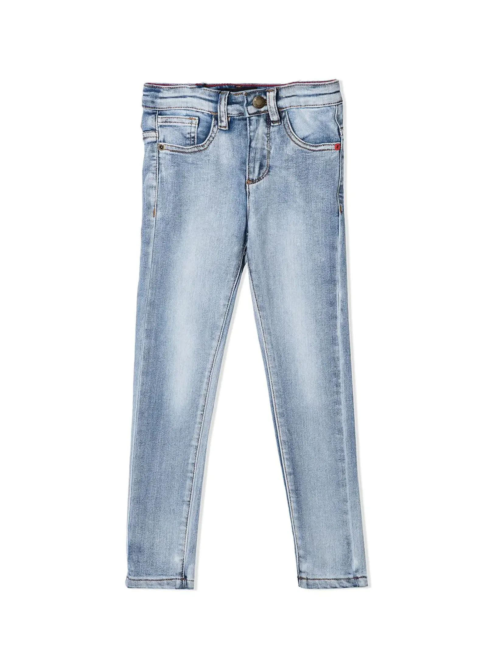 Molo Blue Cotton Denim Jeans