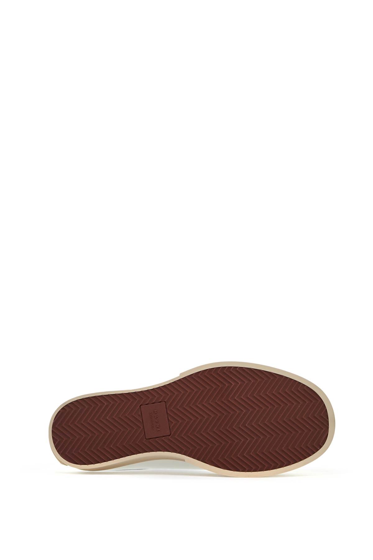 Shop Marni Smooth Leather Pablo Clogs In Lily White (white)