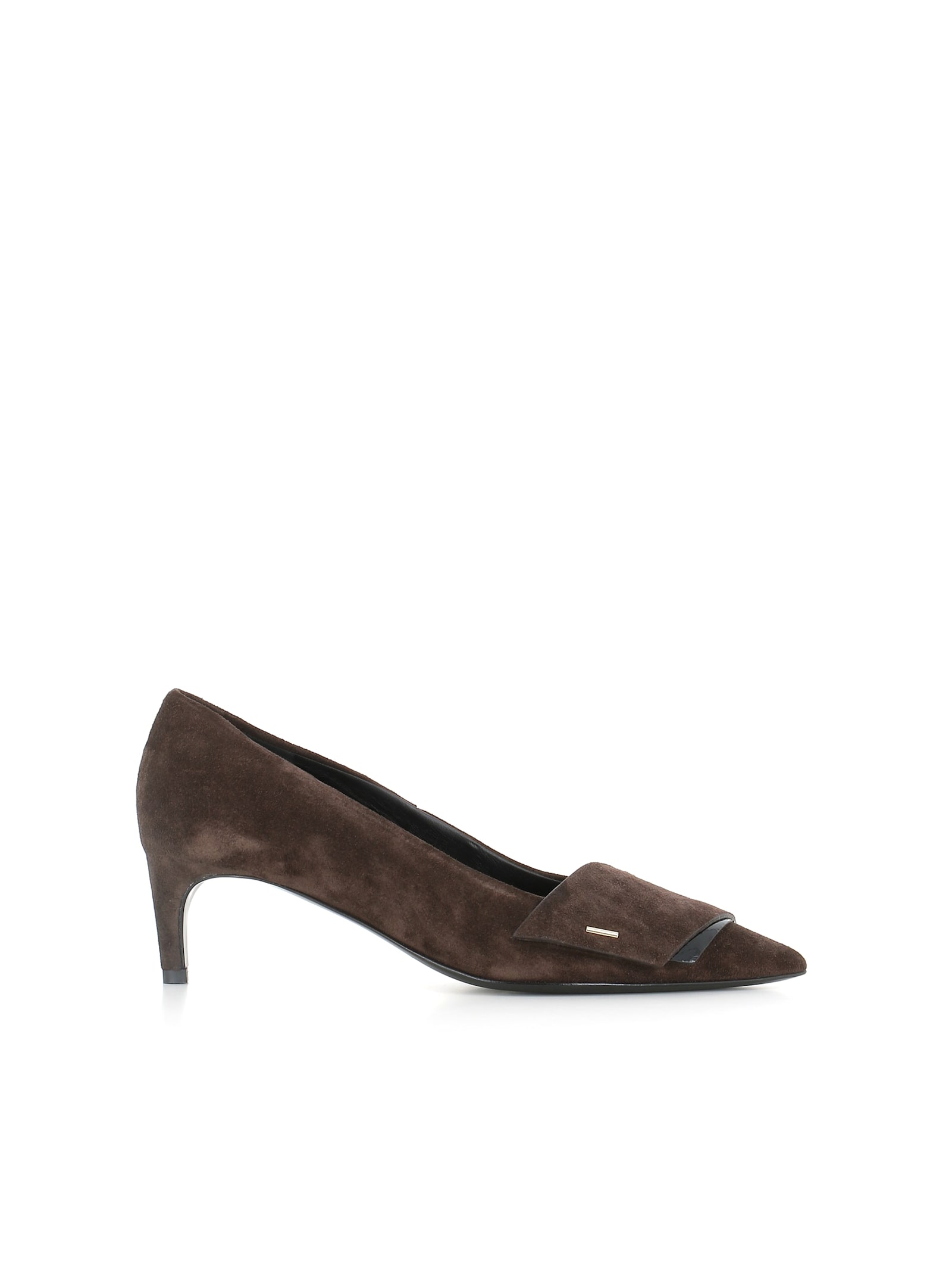 Del Carlo 55mm Pointed Toe Suede Pumps In Multi