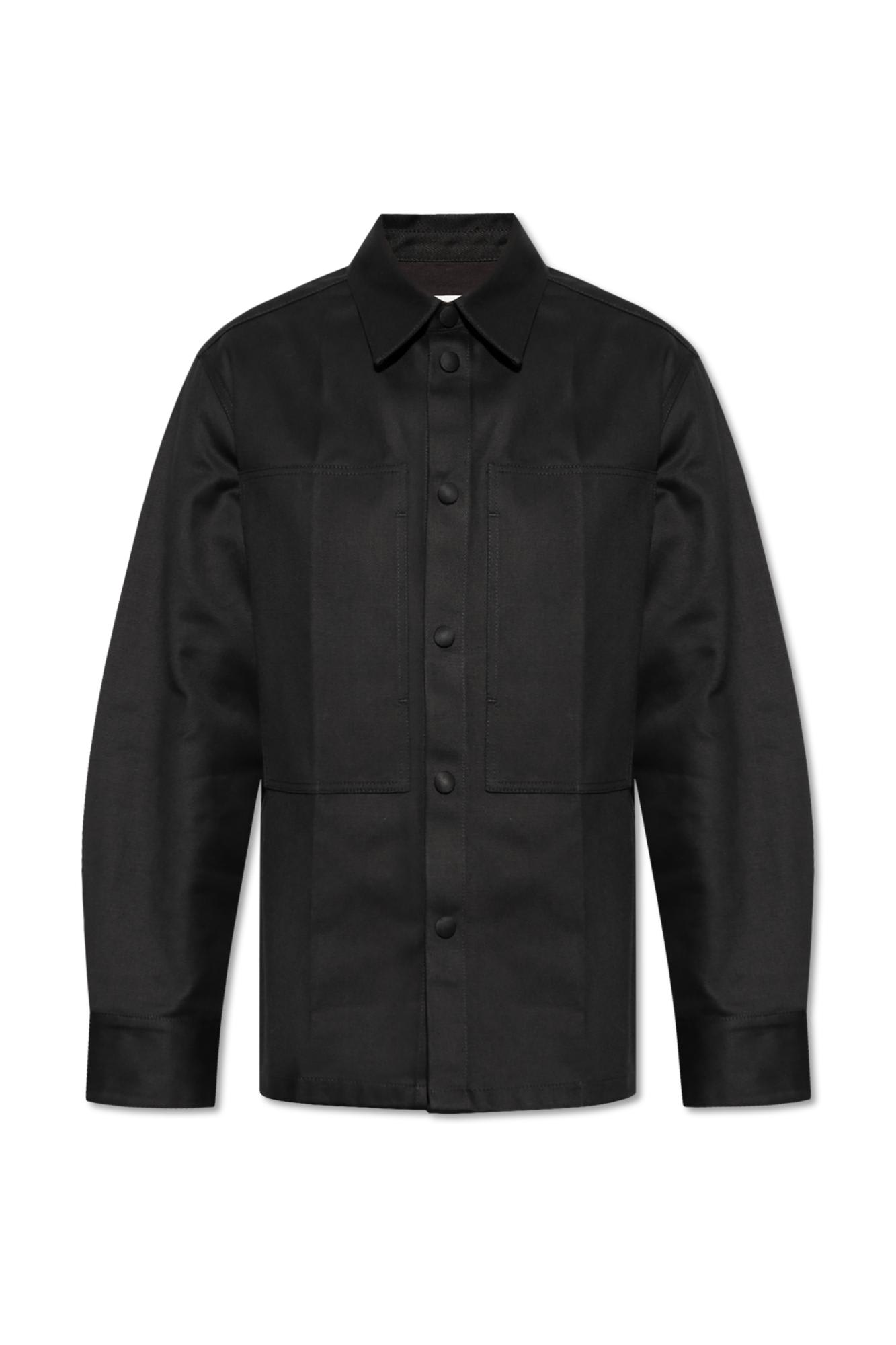 Shop Jil Sander Shirt With Pockets In Nero