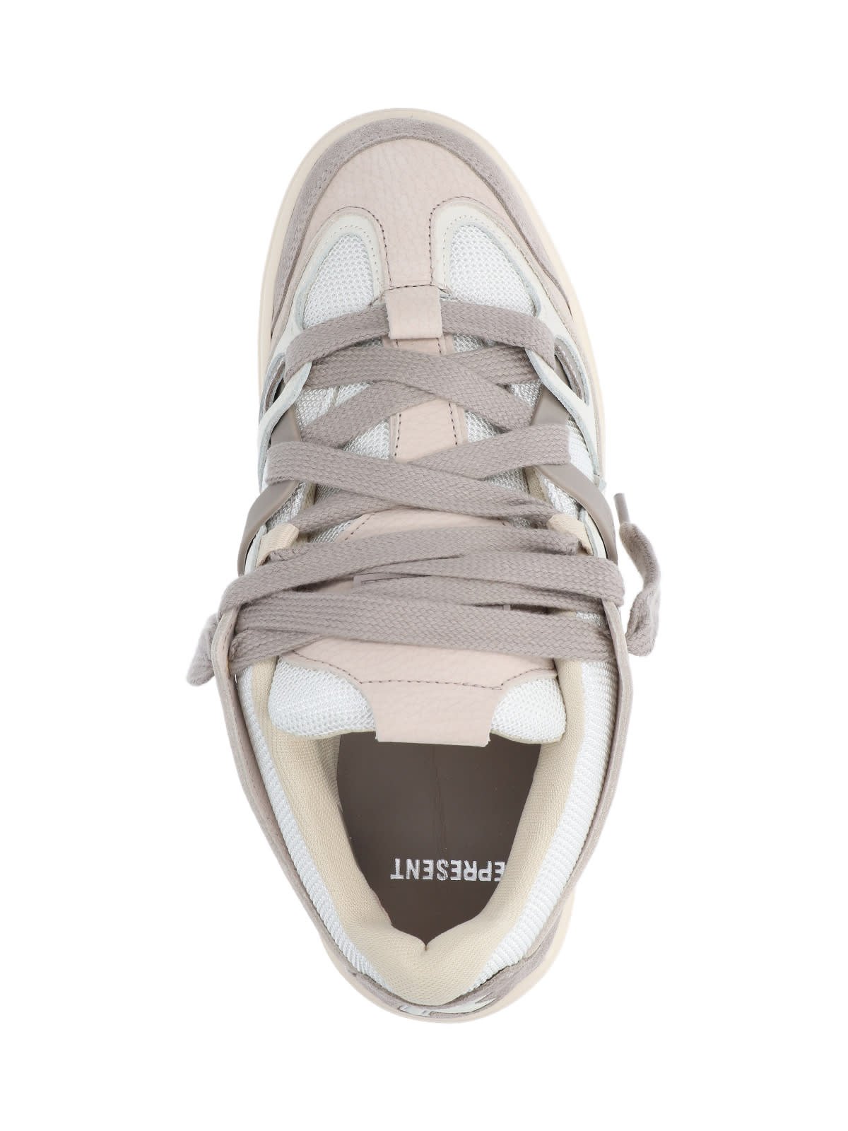 Shop Represent Bully Sneakers In Taupe