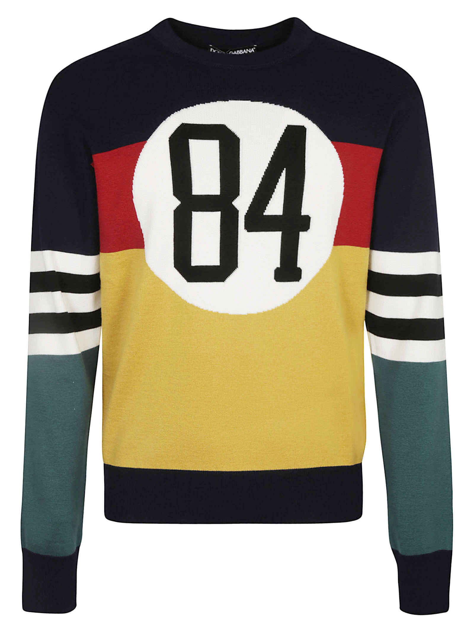 Dolce & Gabbana Stripe Patterned 84 Sweater