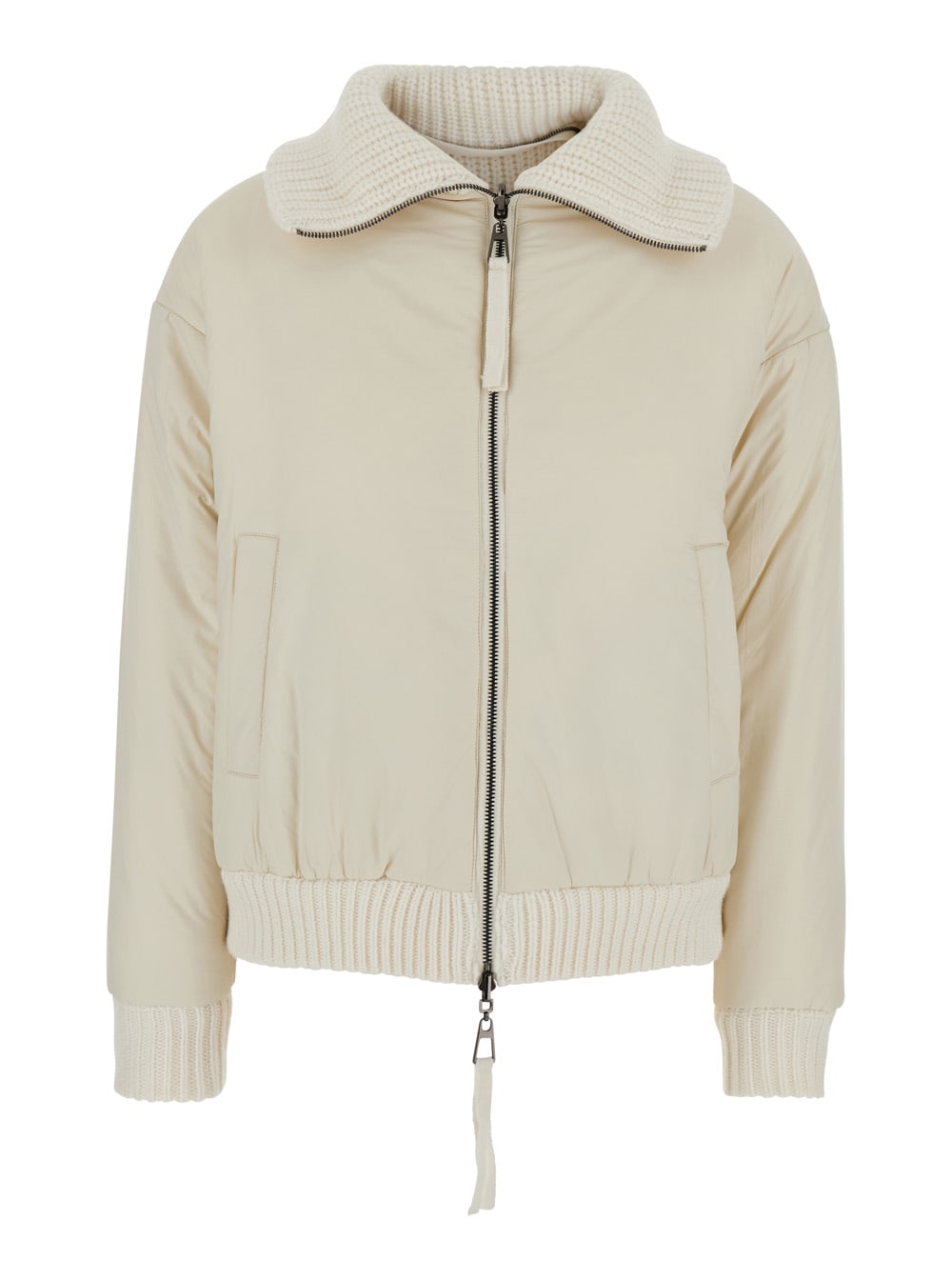 P.a.r.o.s.h Knit Puffer Reversible In White