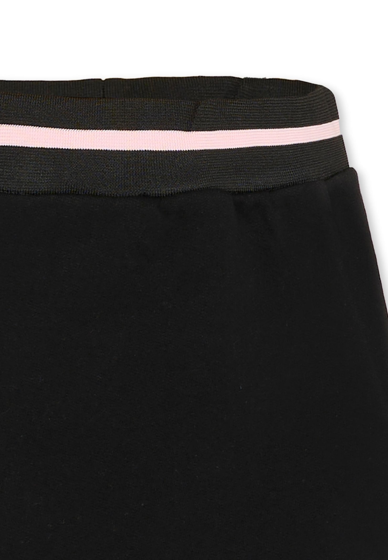 Barrow Black Skirt For Girl With Logo In Black