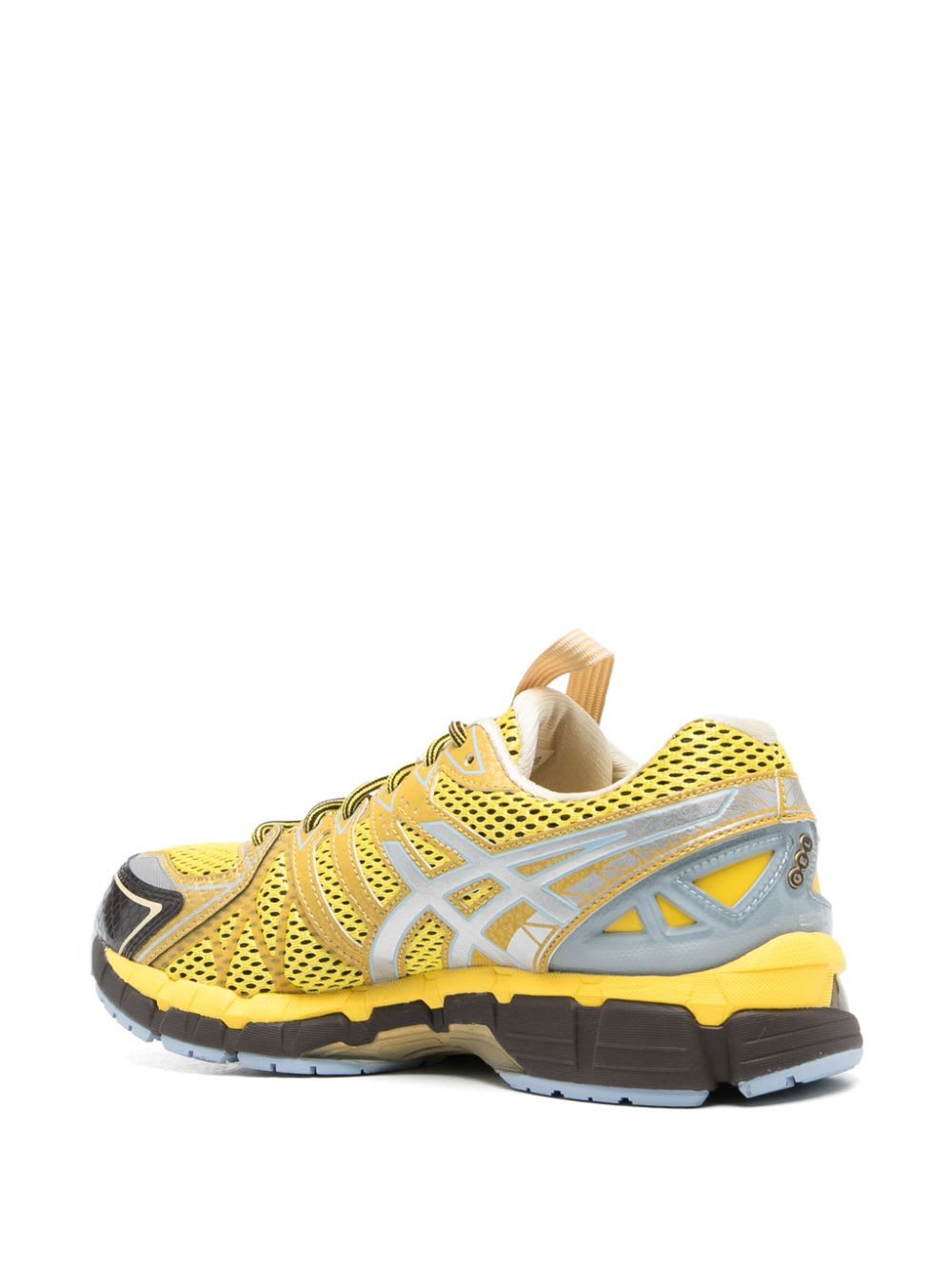 Shop Asics Ub9 S Gel Kayano 20 Sneakers In Vibrant Yellow Pure Silver