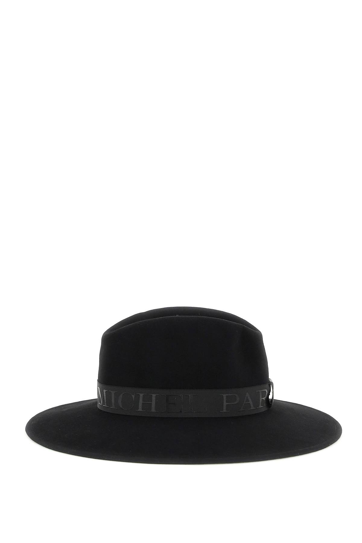 Shop Maison Michel Zango Felt Fedora Hat In Black (black)