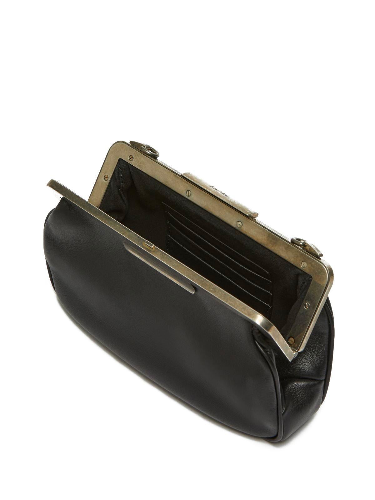 Max Mara Logo Detailed Shoulder Bag In Black