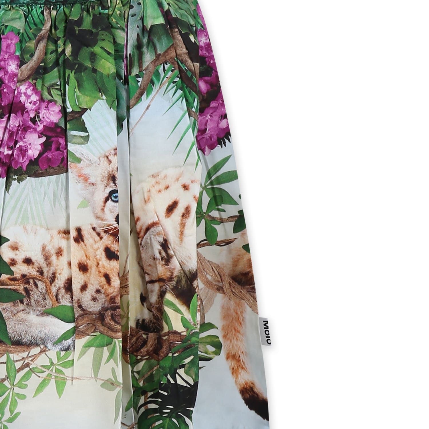 Molo Multicolor Skirt For Girl With Puma In Multicolor
