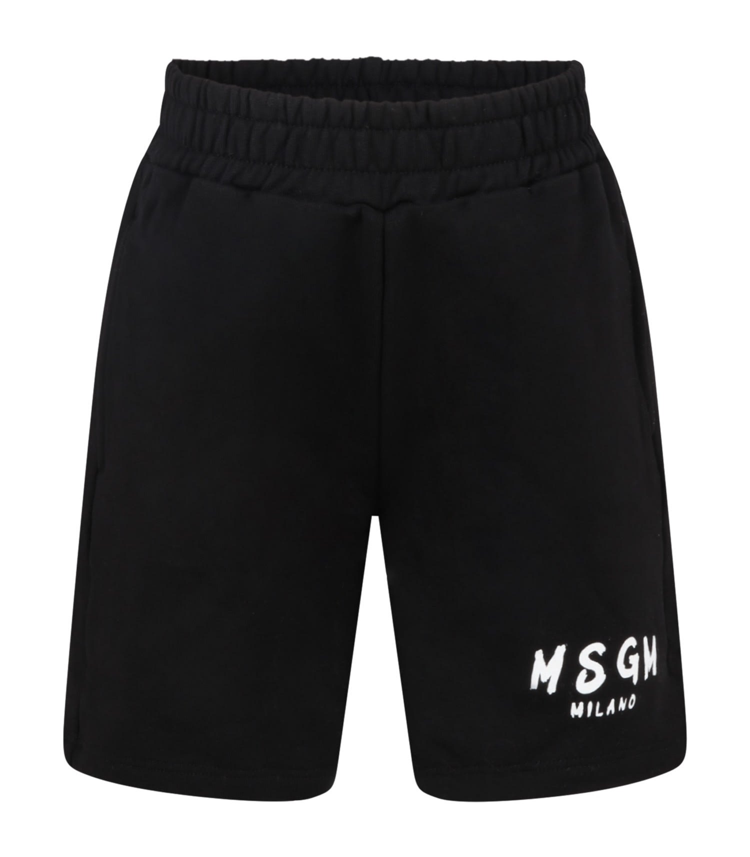 MSGM Bermuda Shorts With Logo