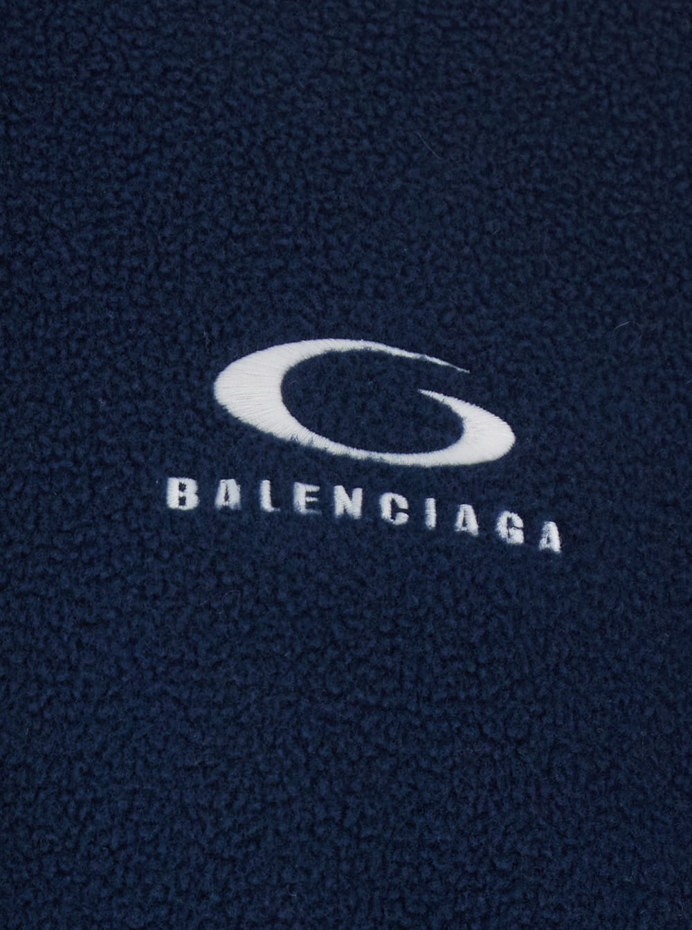 Balenciaga Loop Sports Icon Zip-up Track Jacket In Blue
