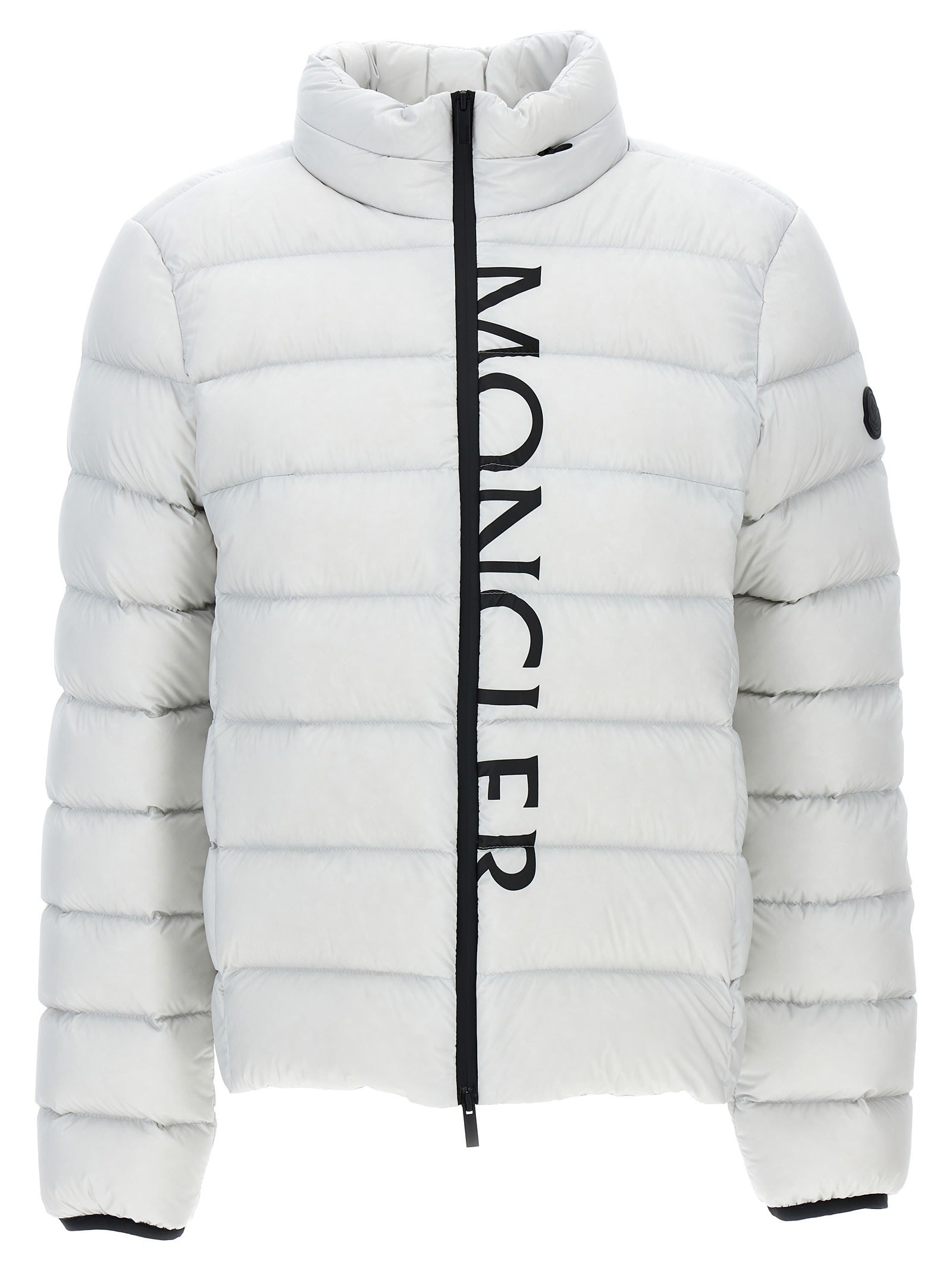 Shop Moncler Cerces Down Jacket In Bianco