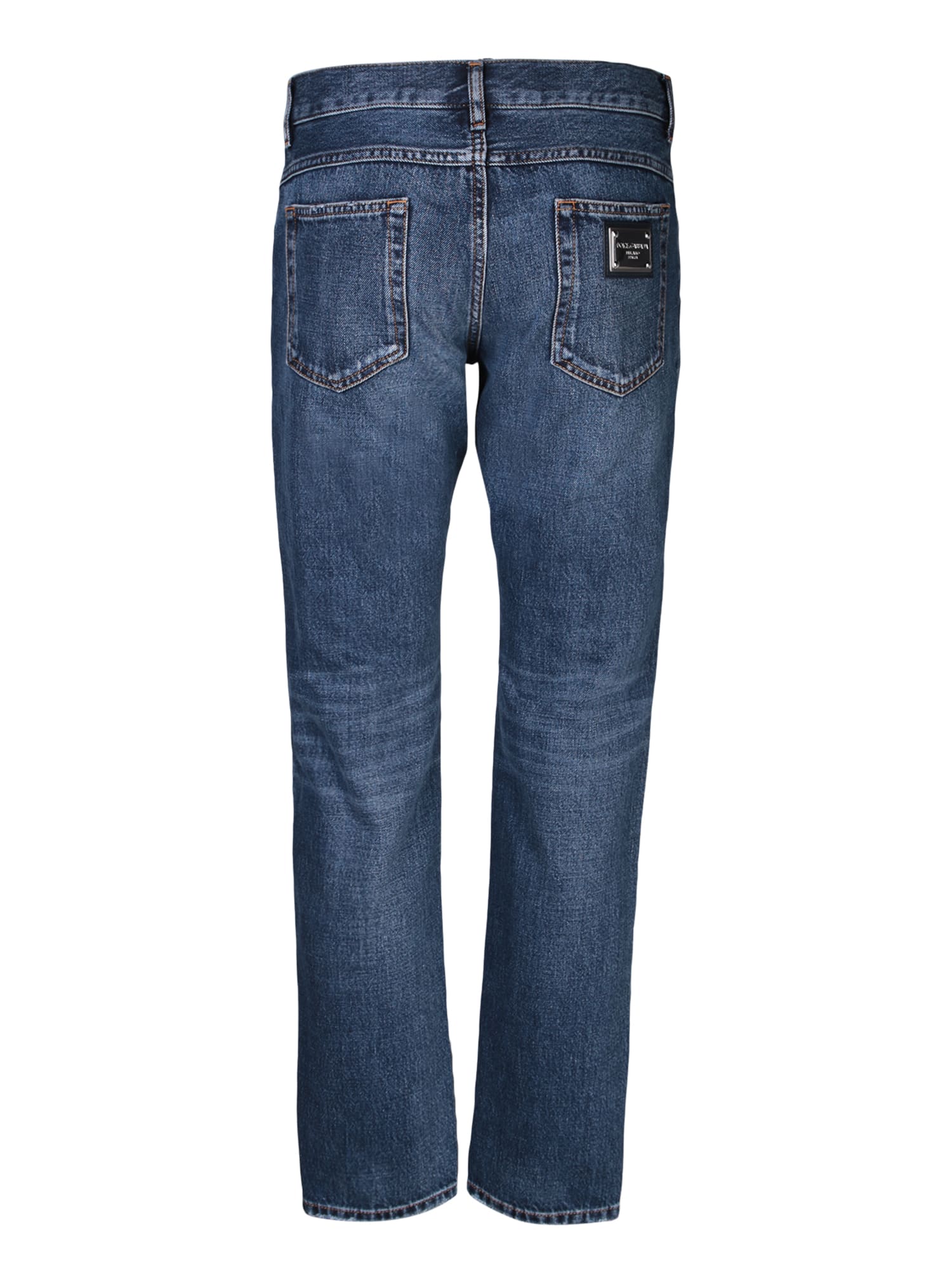 Shop Dolce & Gabbana Slim Fit Blue Jeans