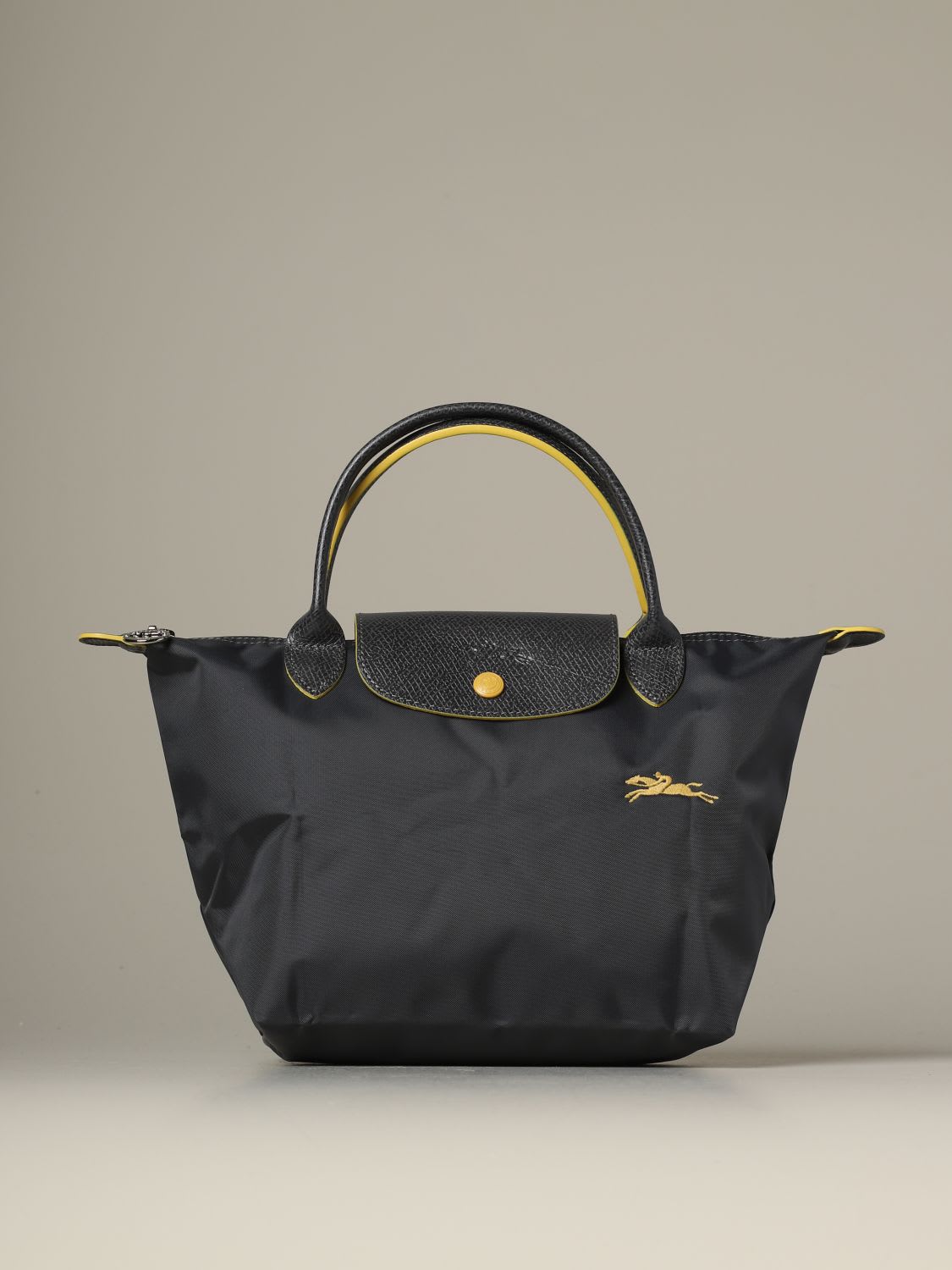 Longchamp Bag In Nylon With Logo In Grey ModeSens