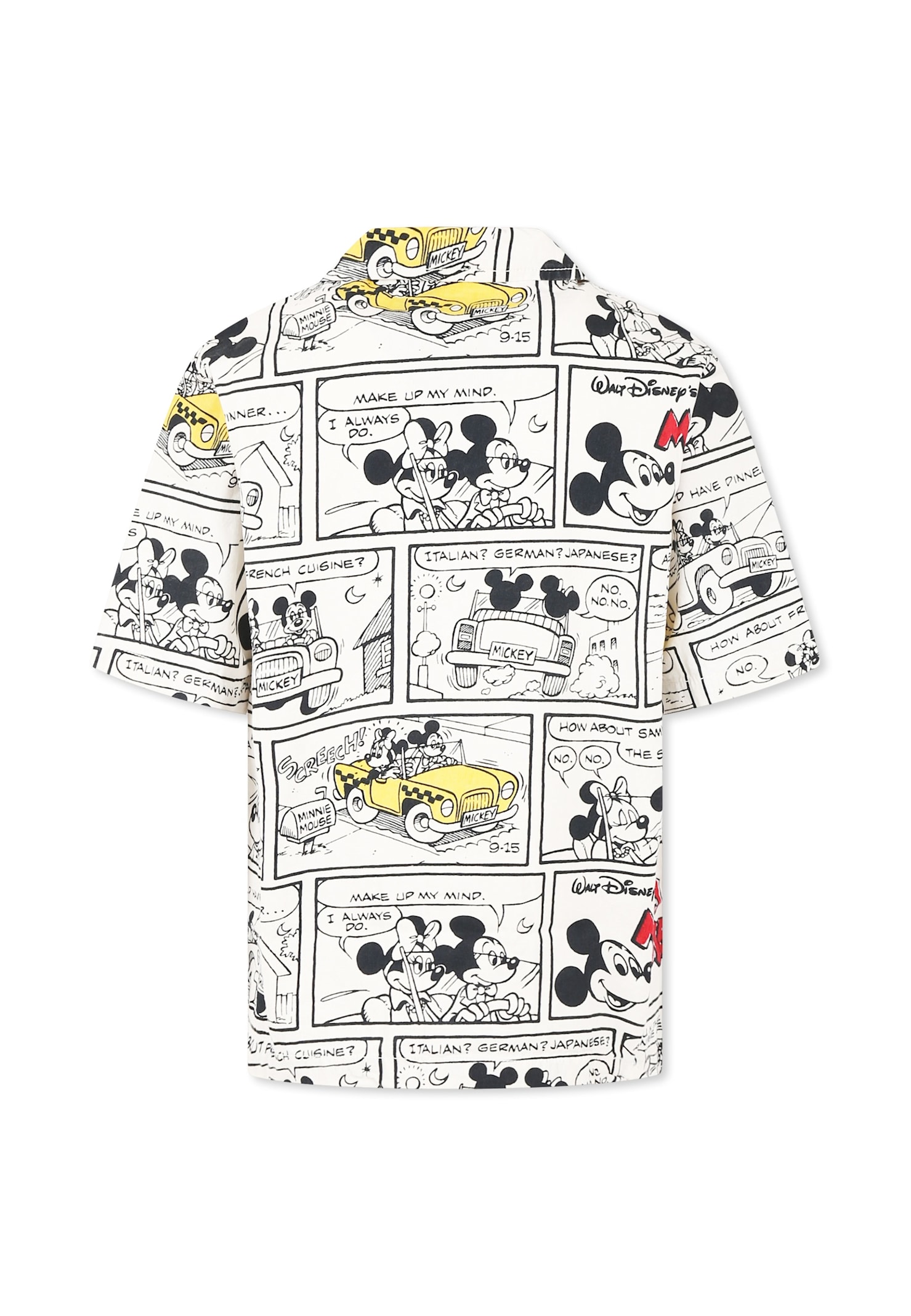 Marc Jacobs Ivory Shirt For Boy With Mickey Mouse In Ivory