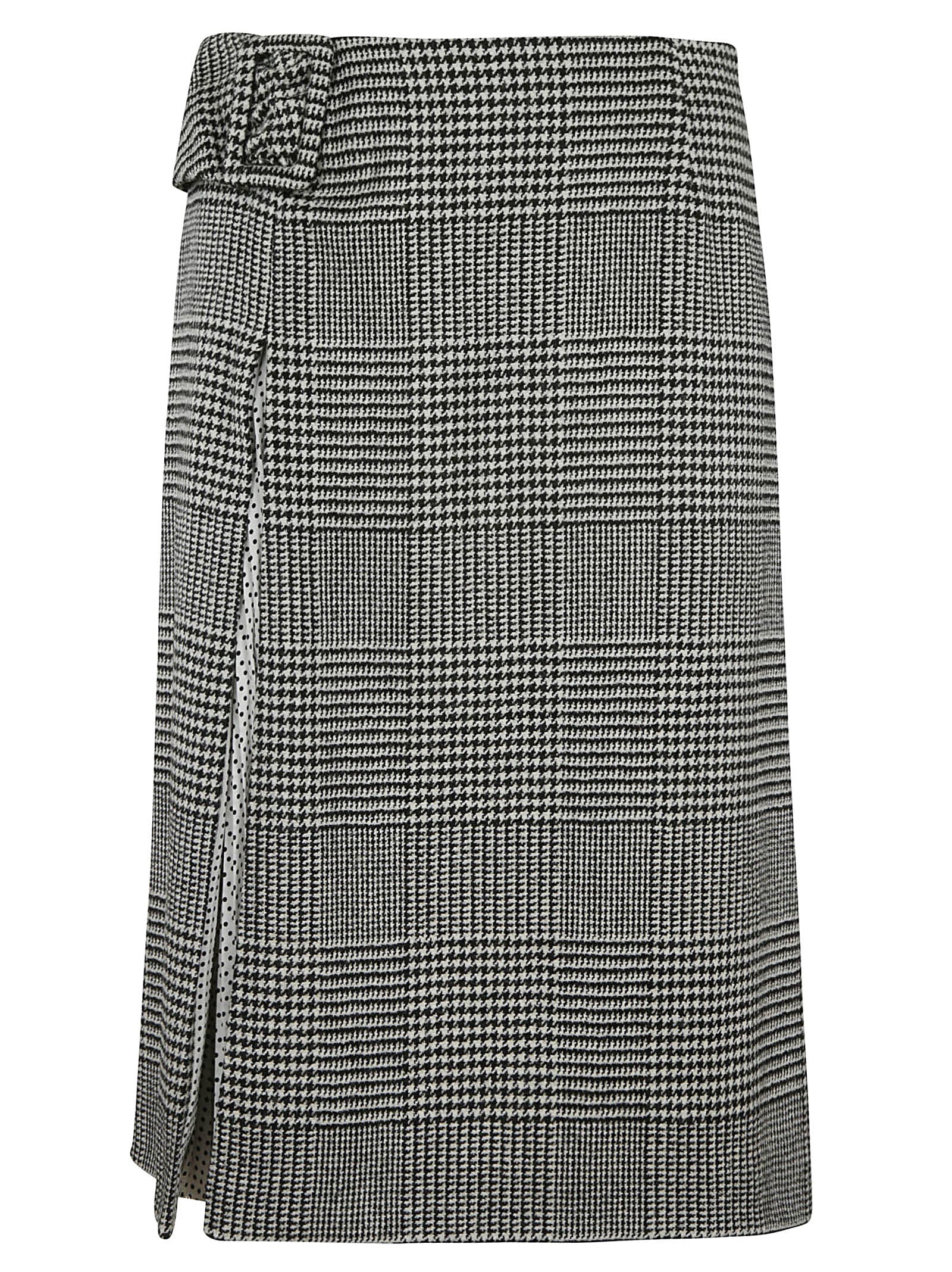 Ermanno Scervino Buckled Waist Skirt In Grey | ModeSens