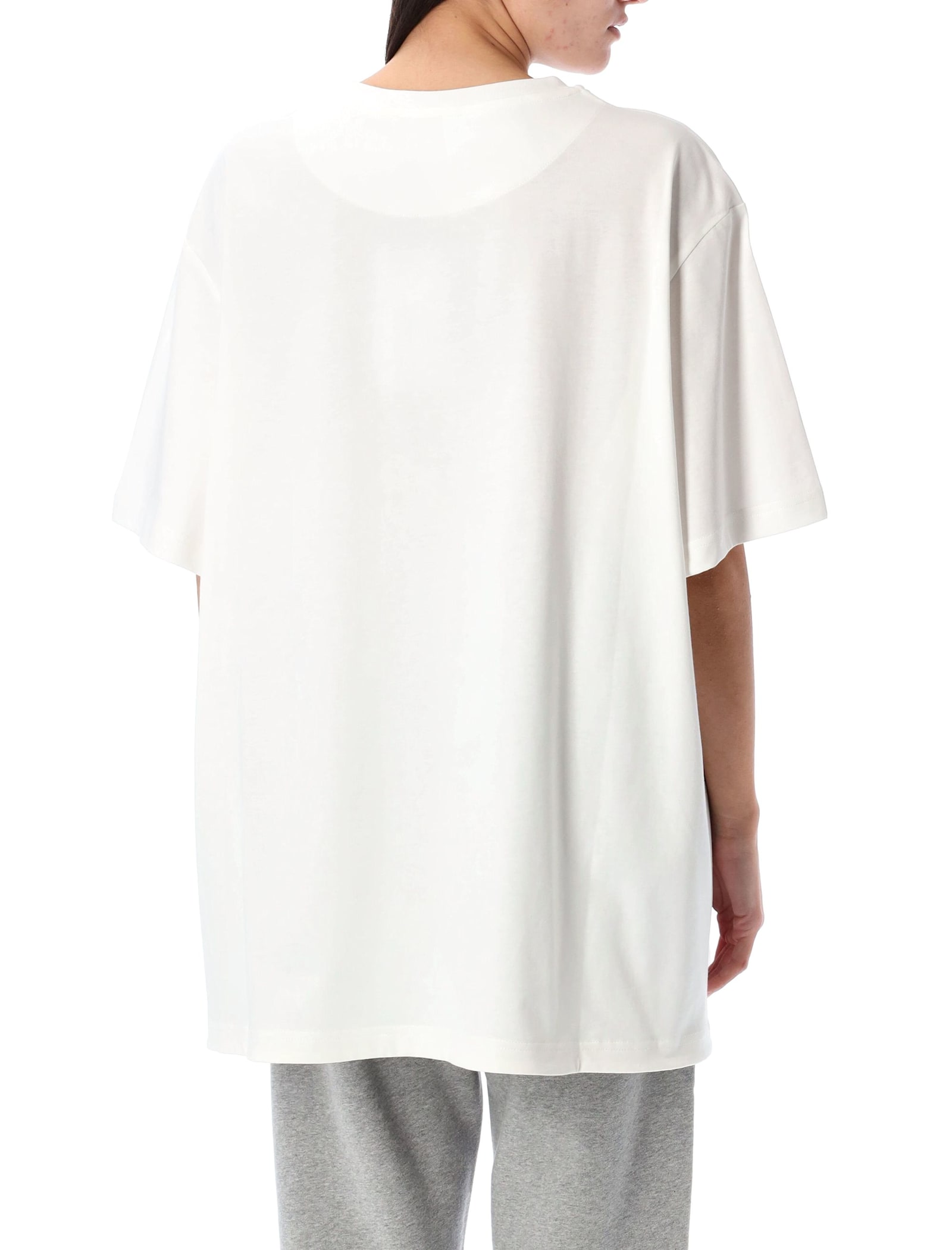 Attico Oversized T Shirt In White