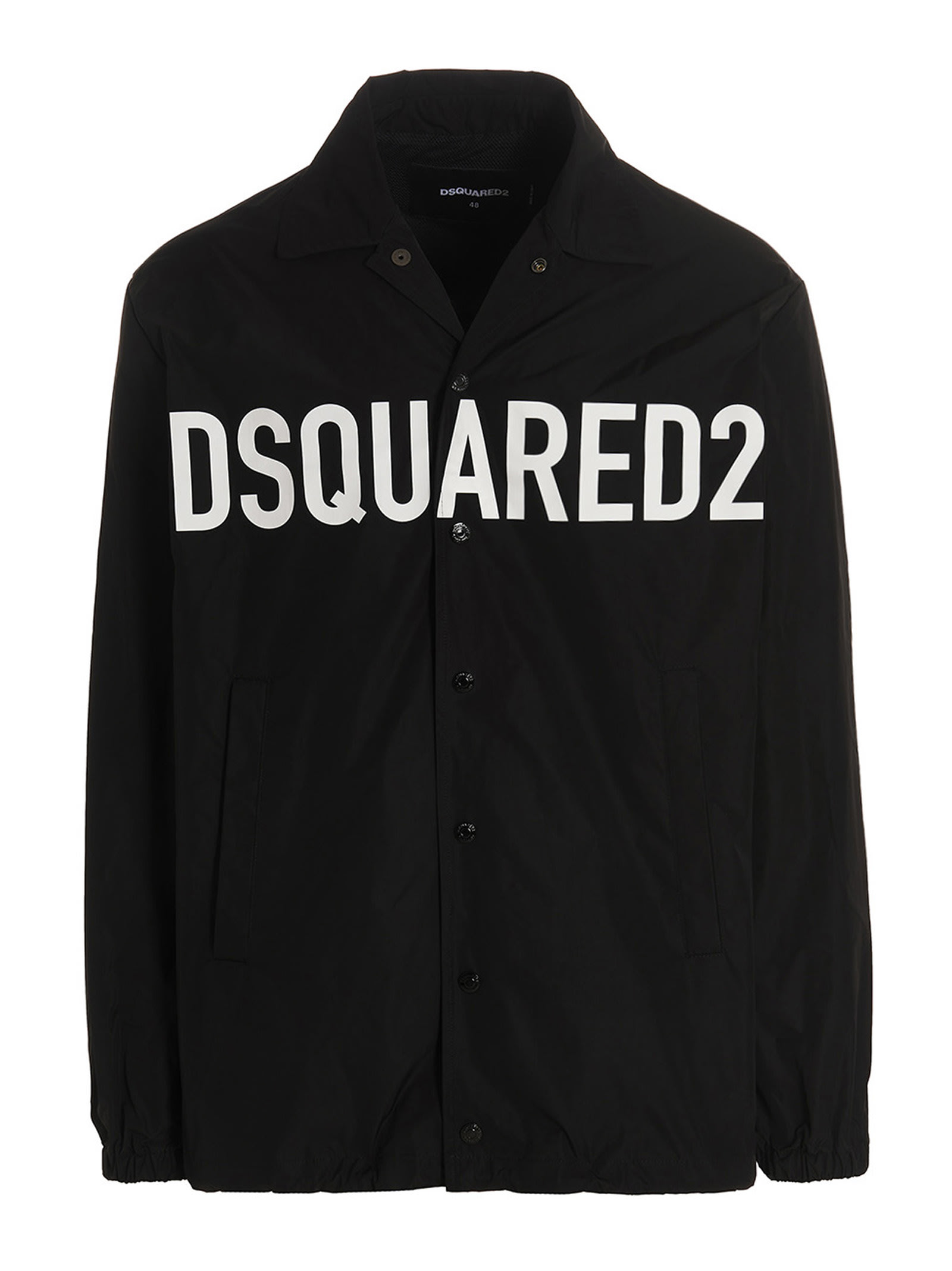 Shop Dsquared2 Overshirt In Black