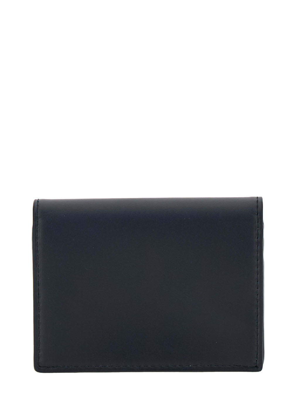 Shop Dolce & Gabbana Black Card-holder With Logo Detail In Leather Man