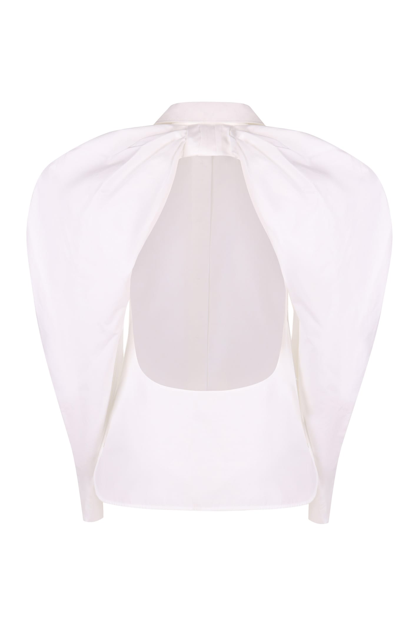 Nina Ricci Woman Shirt Black Size 6 Cotton In White