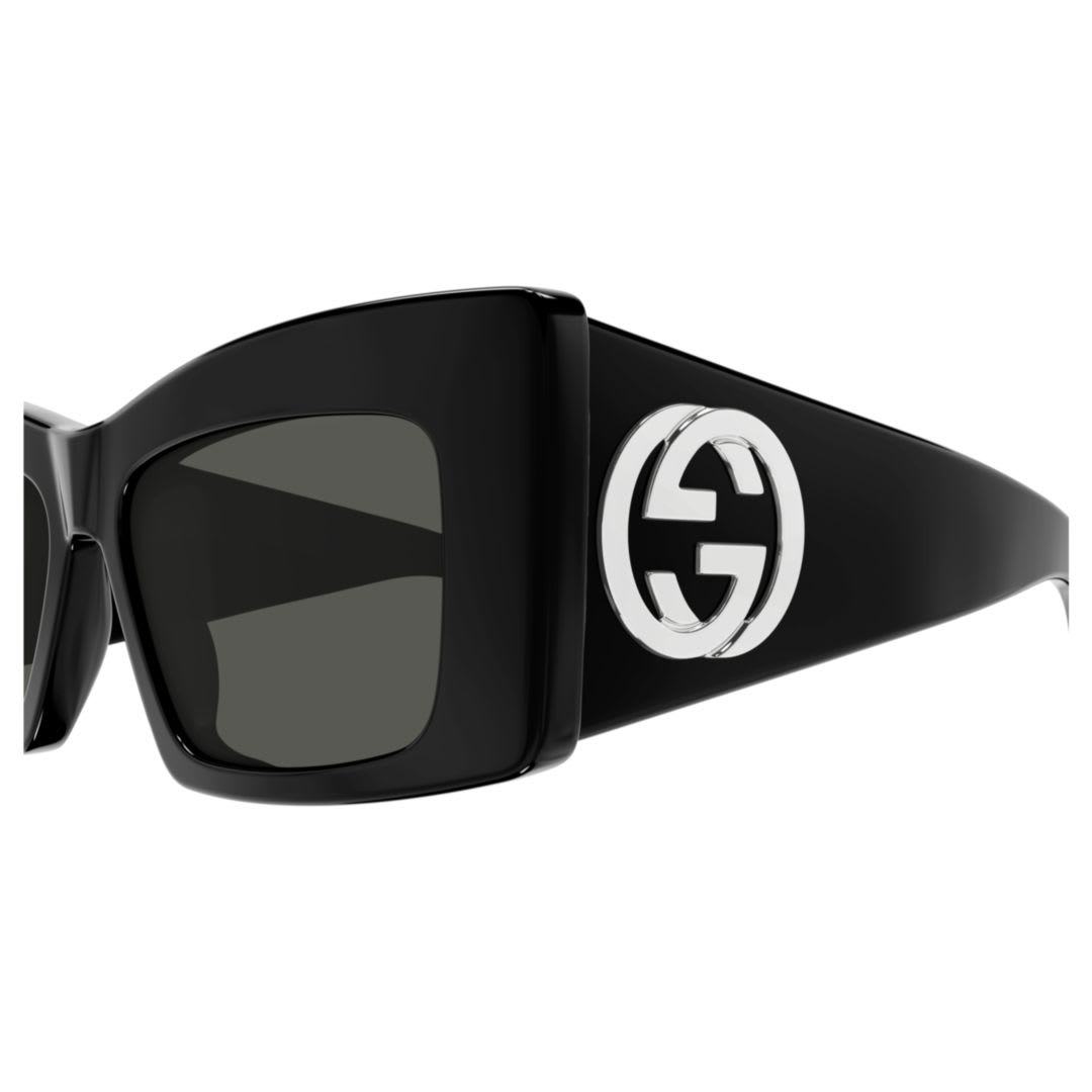 Gucci Grey Butterfly Ladies Sunglasses Gg1842s 001 53 In Black