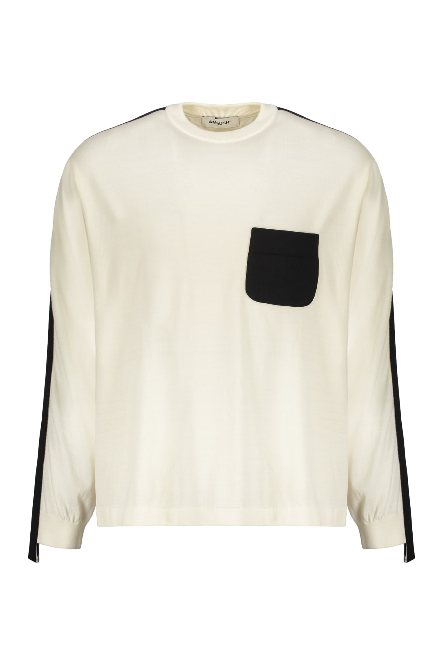 Shop Ambush Crew-neck Sweater In White
