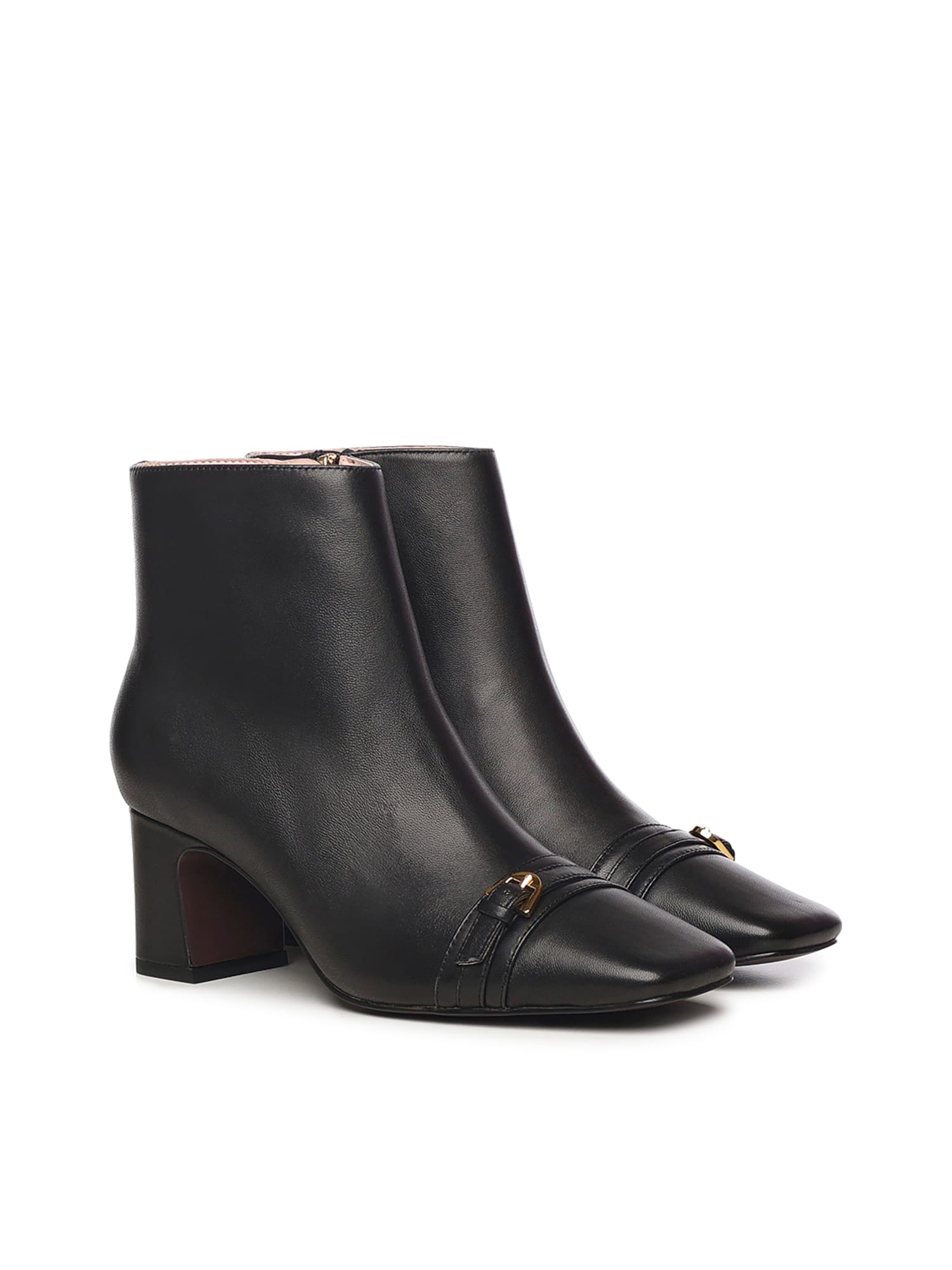 Coccinelle 60mm Nadja Buckle-detail Boots In Black