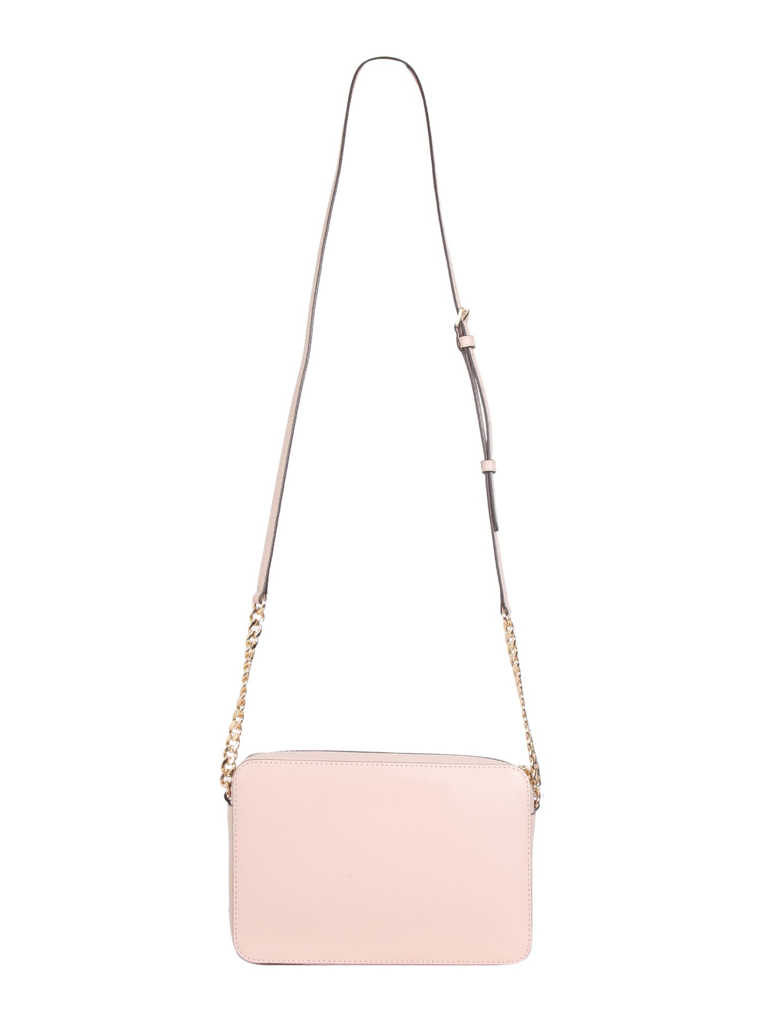 Shop Michael Michael Kors Jet Set Large Shoulder Bag In Rosa
