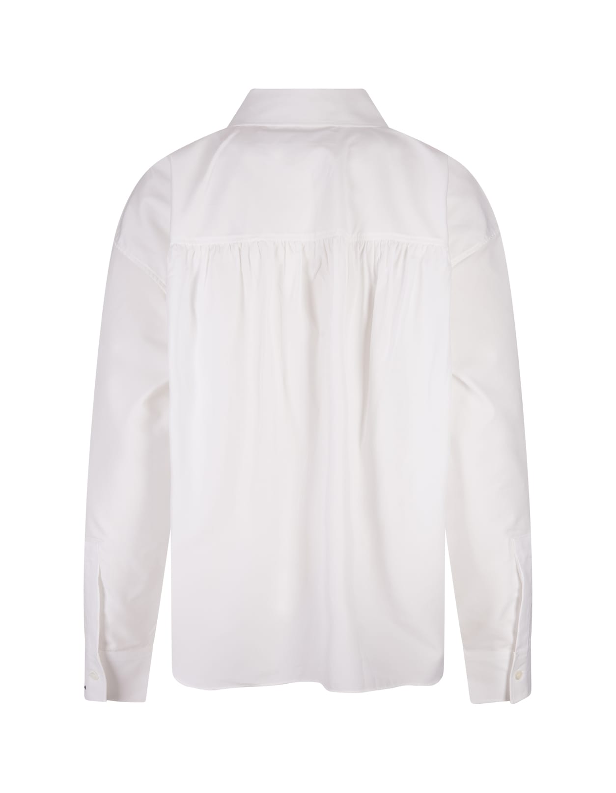 Shop Marni White Cotton Poplin Shirt