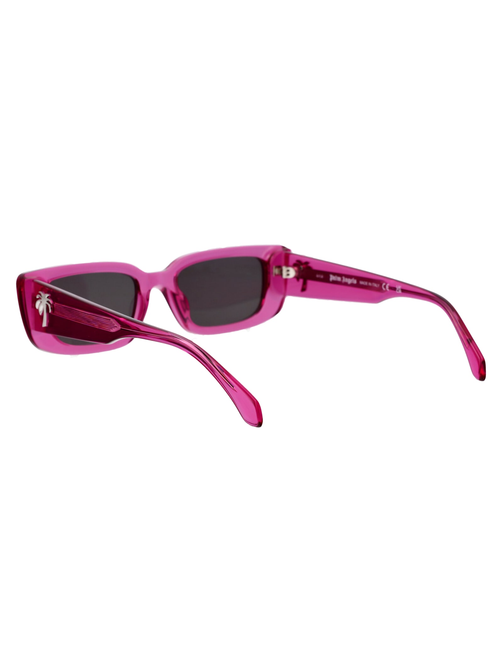 Shop Palm Angels Yosemite Sunglasses In 3007 Pink