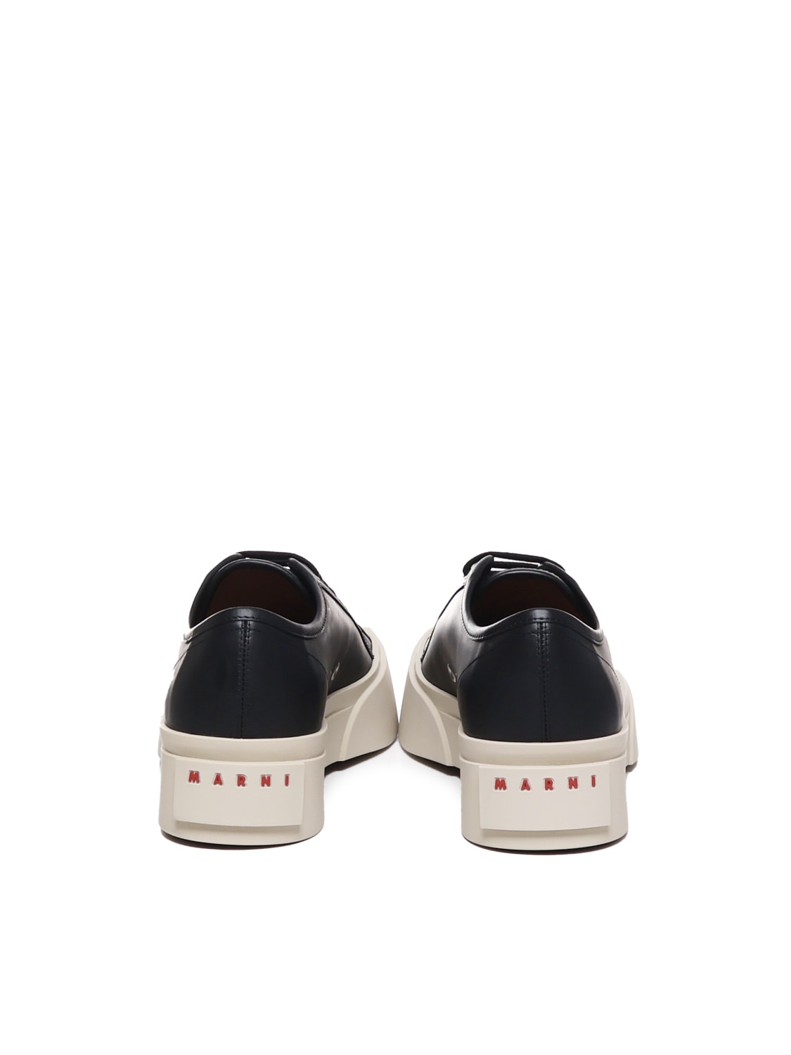 Shop Marni Pablo Sneakers In Calfskin In Black