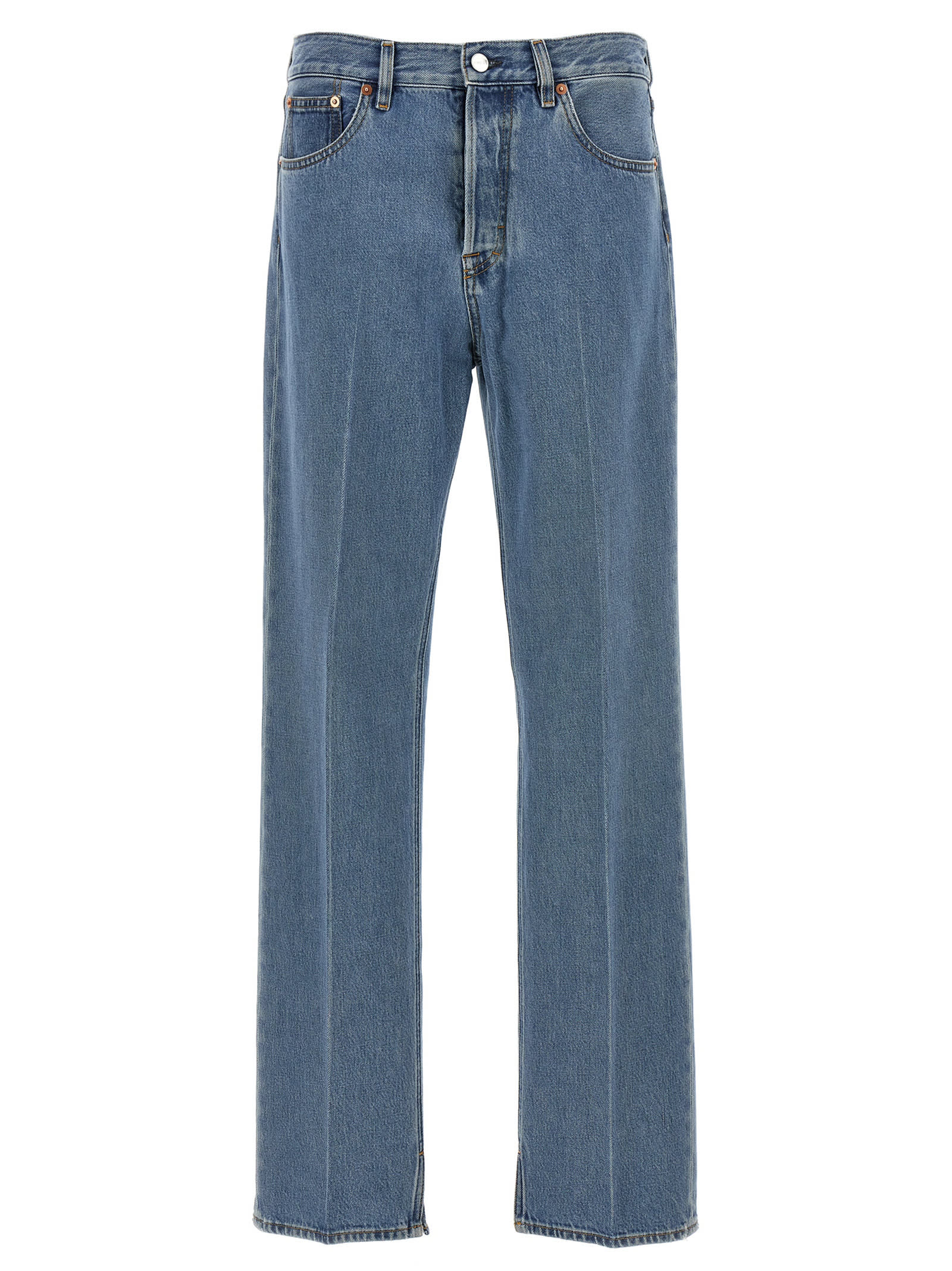 Shop Gucci Rosso Ancora Jeans In Blue