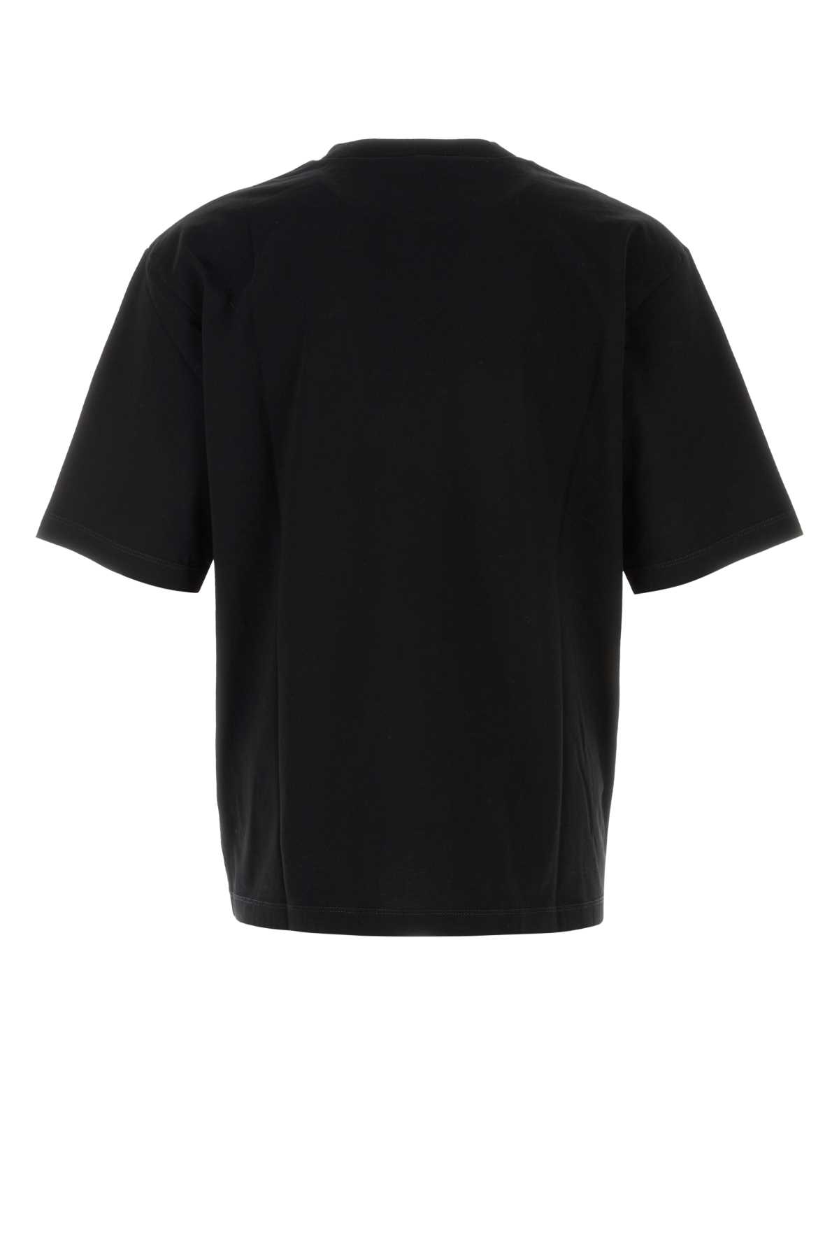 Dsquared2 Oversized Cotton T-shirt Featuring Graphic Design In Black