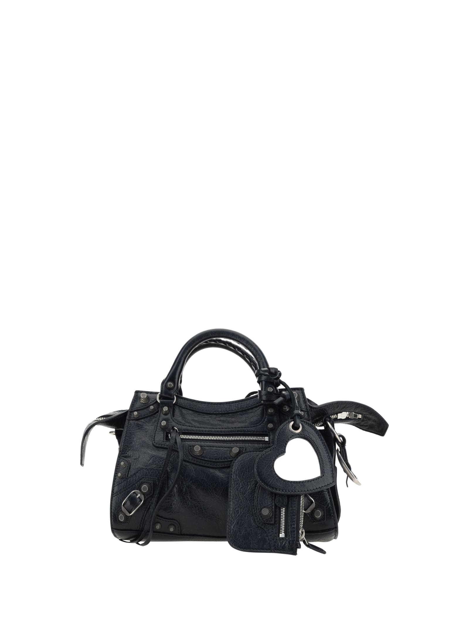Balenciaga Le Cagole Neo Xs Shoulder Bag In Black
