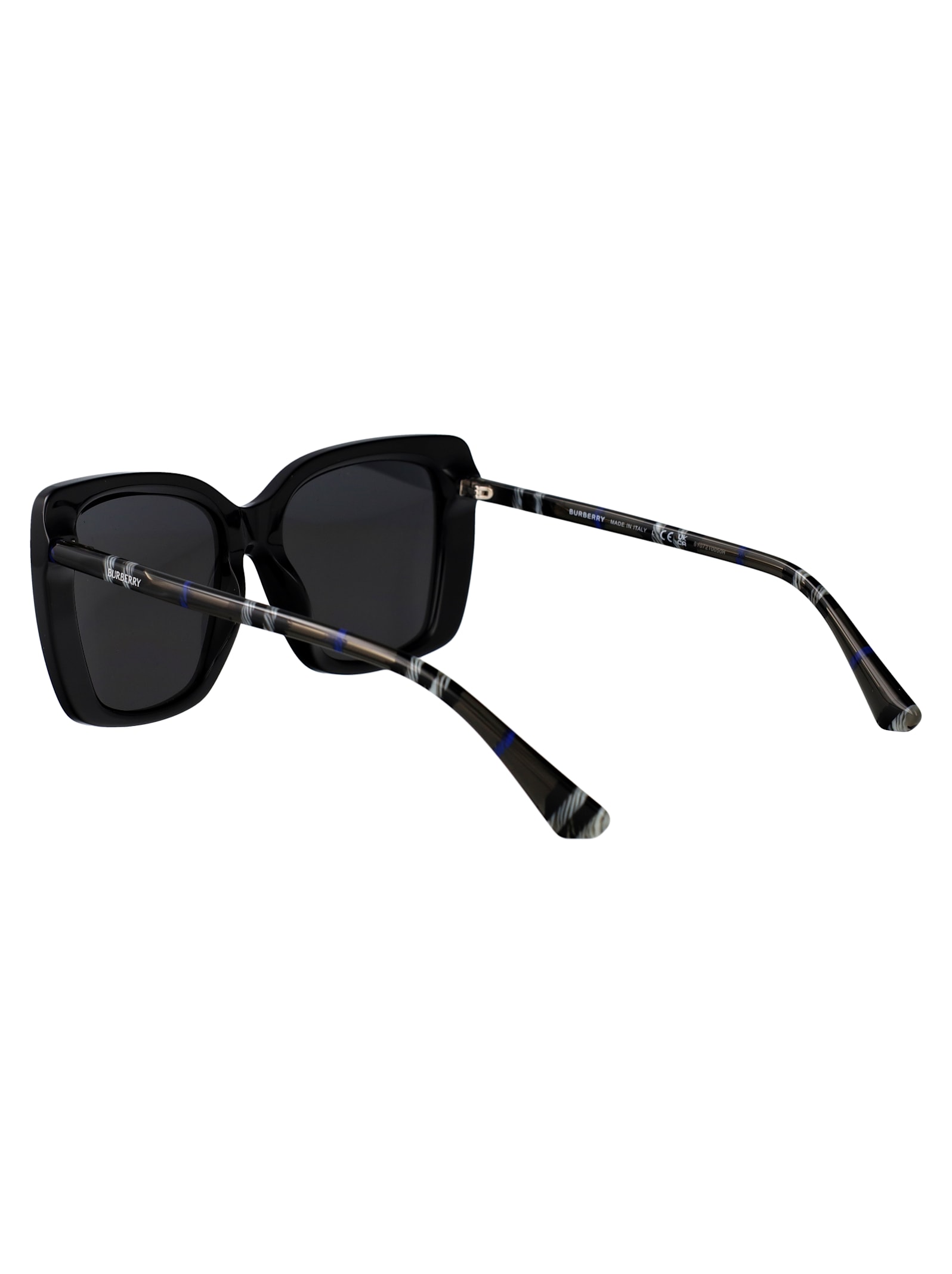 Burberry Eyewear 0be4456 Sunglasses In Black