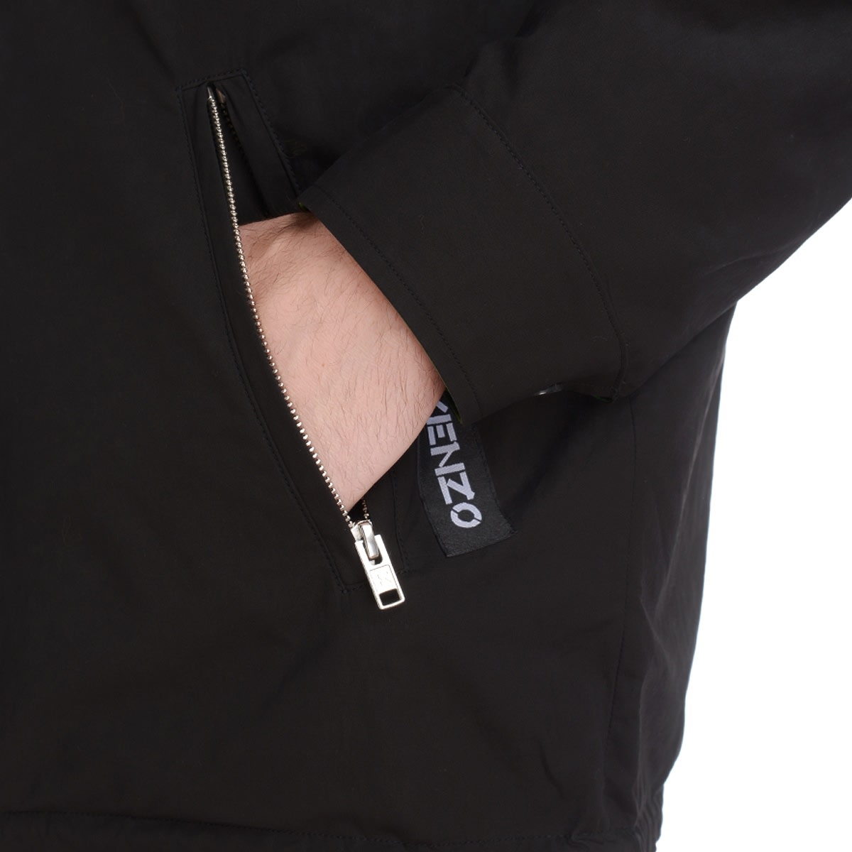 Shop Kenzo Reversible Jacket In Black Nylon
