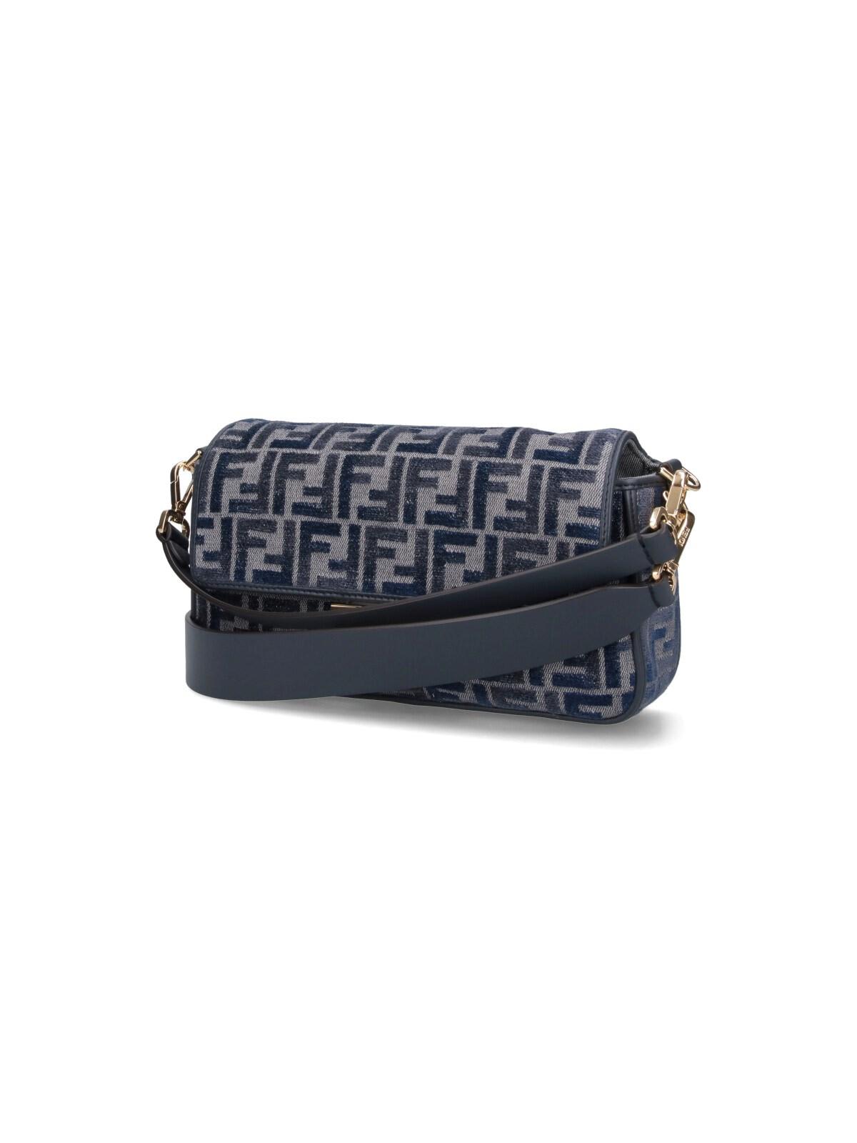 Shop Fendi Baguette Crossbody Bag In Multicolour