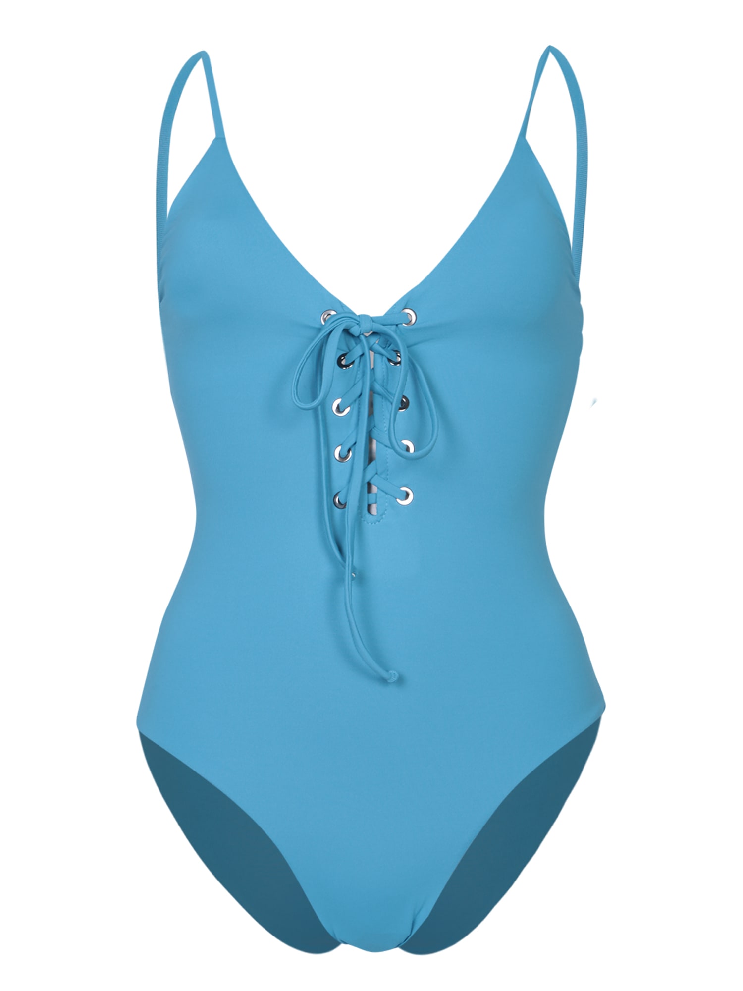 Federica Tosi Cerulean One-piece Swimsuit In Blue