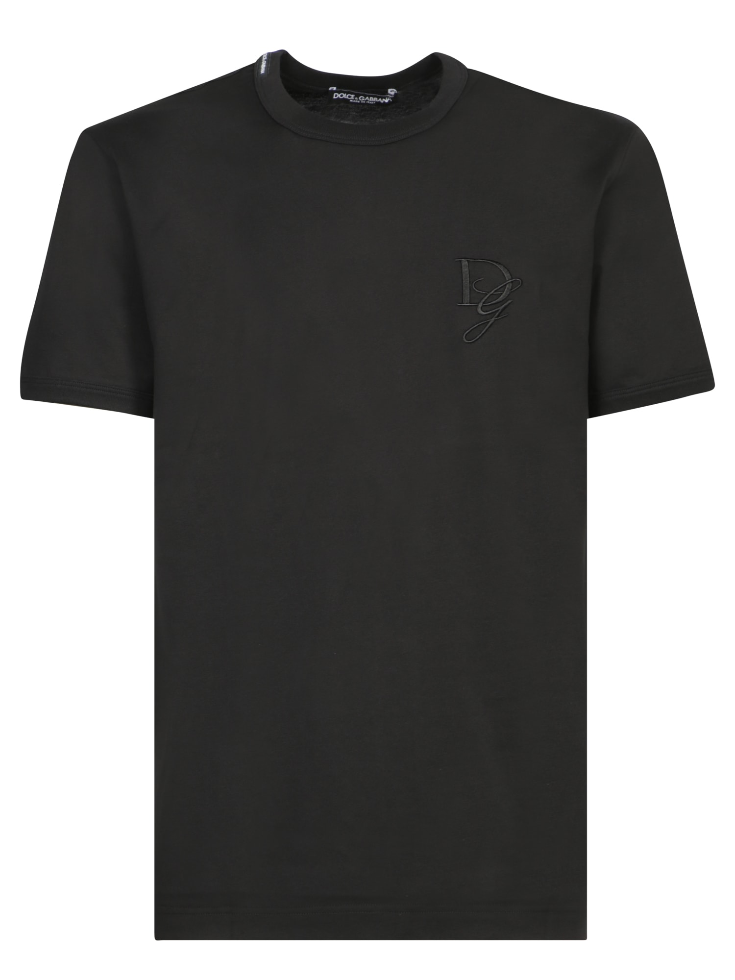 Shop Dolce & Gabbana Show Logo Black T-shirt