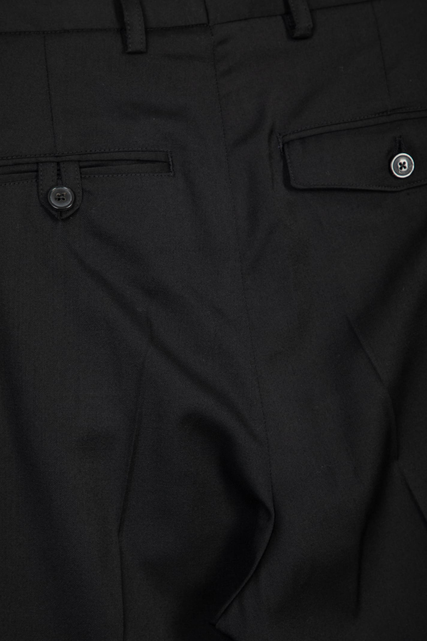 Shop Our Legacy Chino 22 Black Wool Tailored Pant - Chino 22 In Nero
