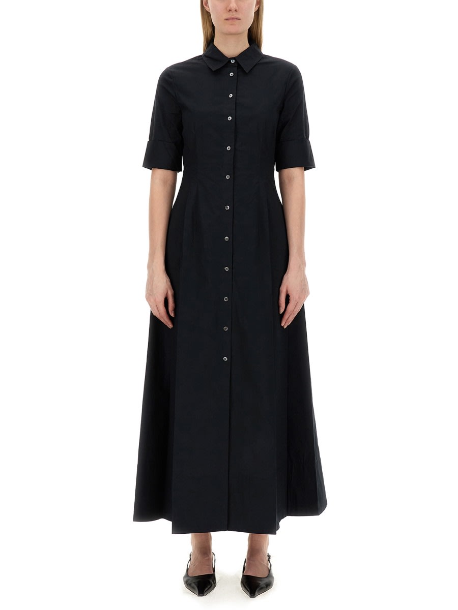 Shop Staud Joan Dress In Black