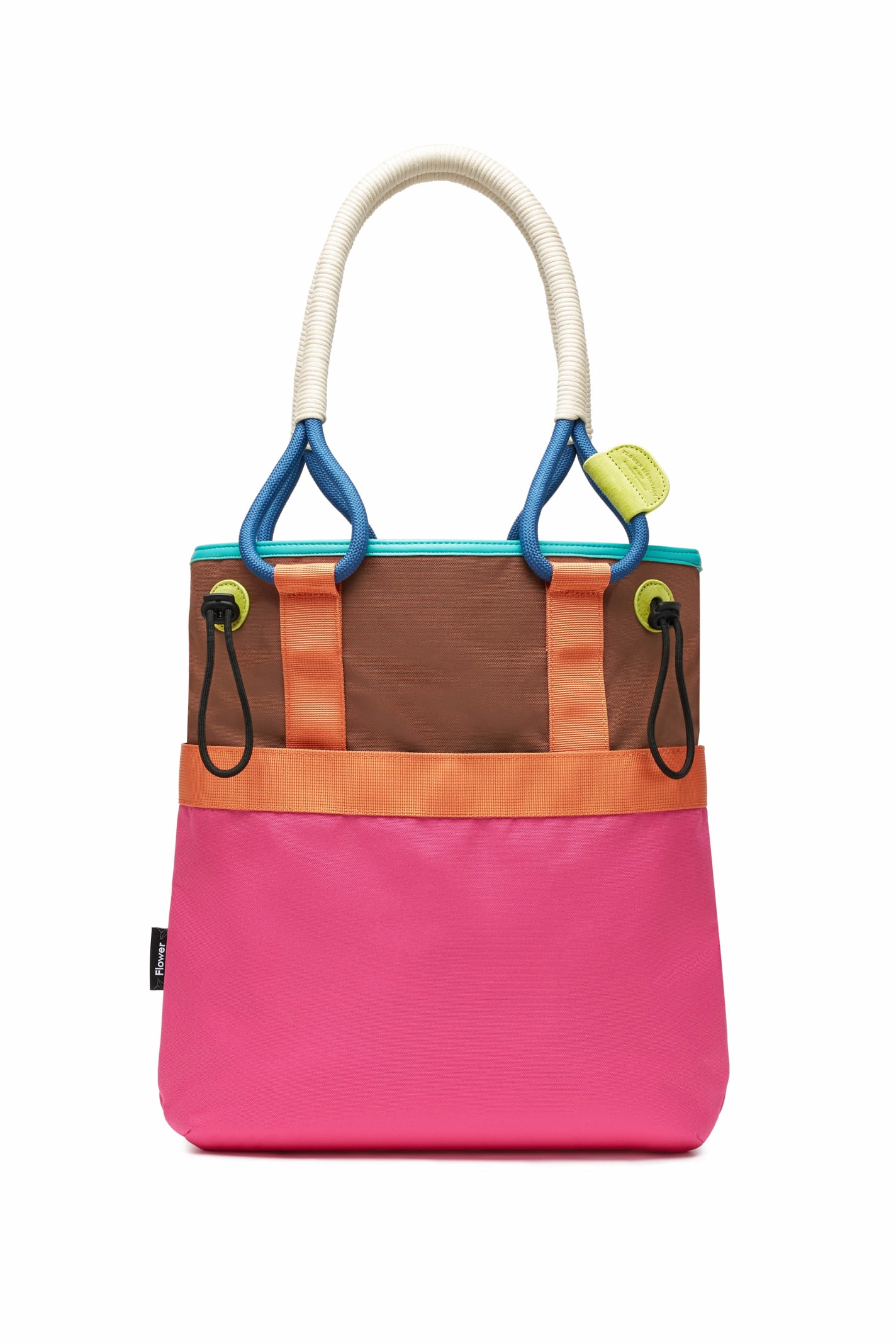 Flower Mountain Tote Bag In Pink