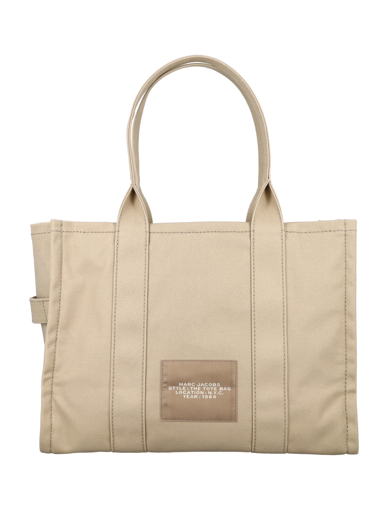 Shop Marc Jacobs The Large Tote Bag In Beige