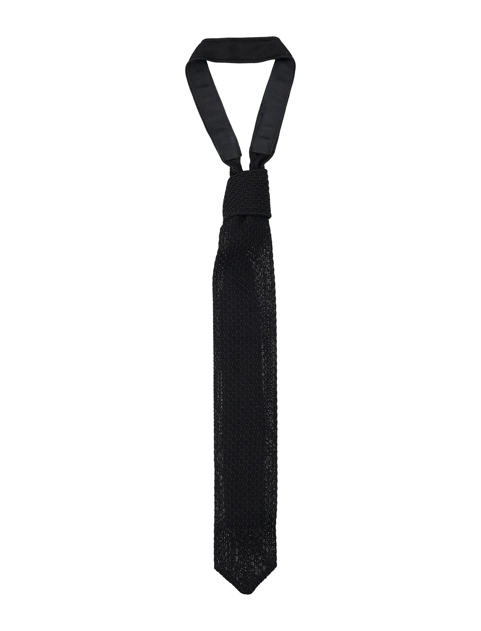 Shop Mfpen Silk Formal Tie In Black Silk