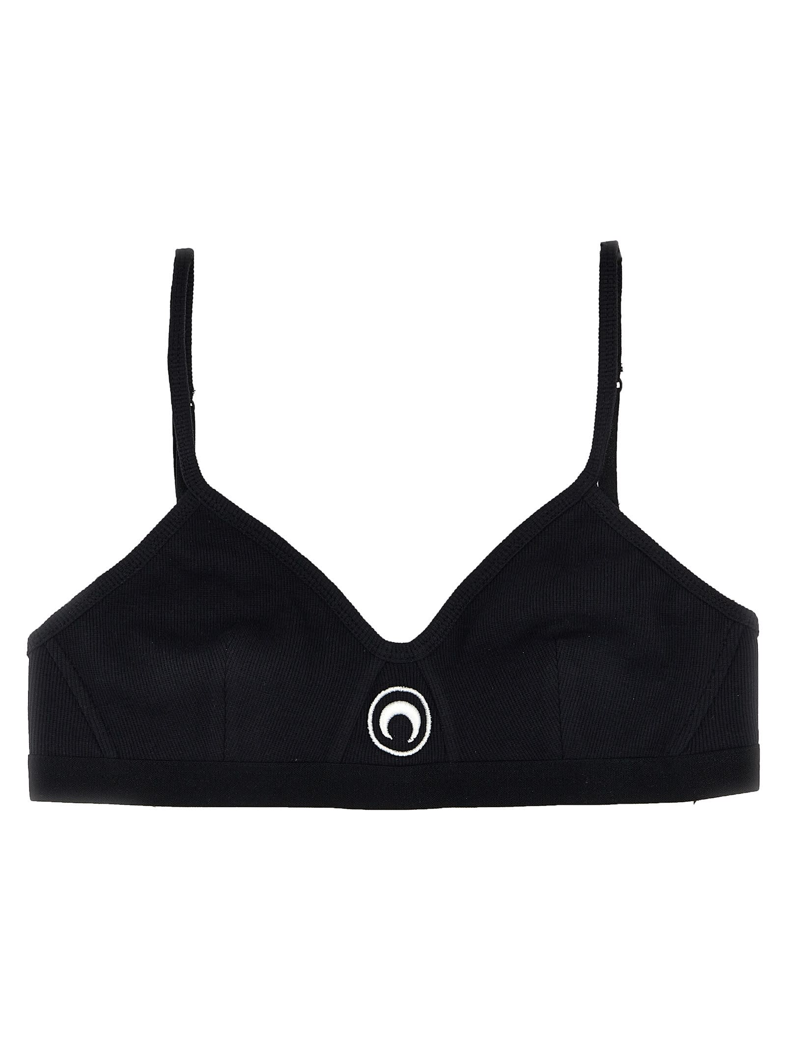 Bra With Embroidered Logo